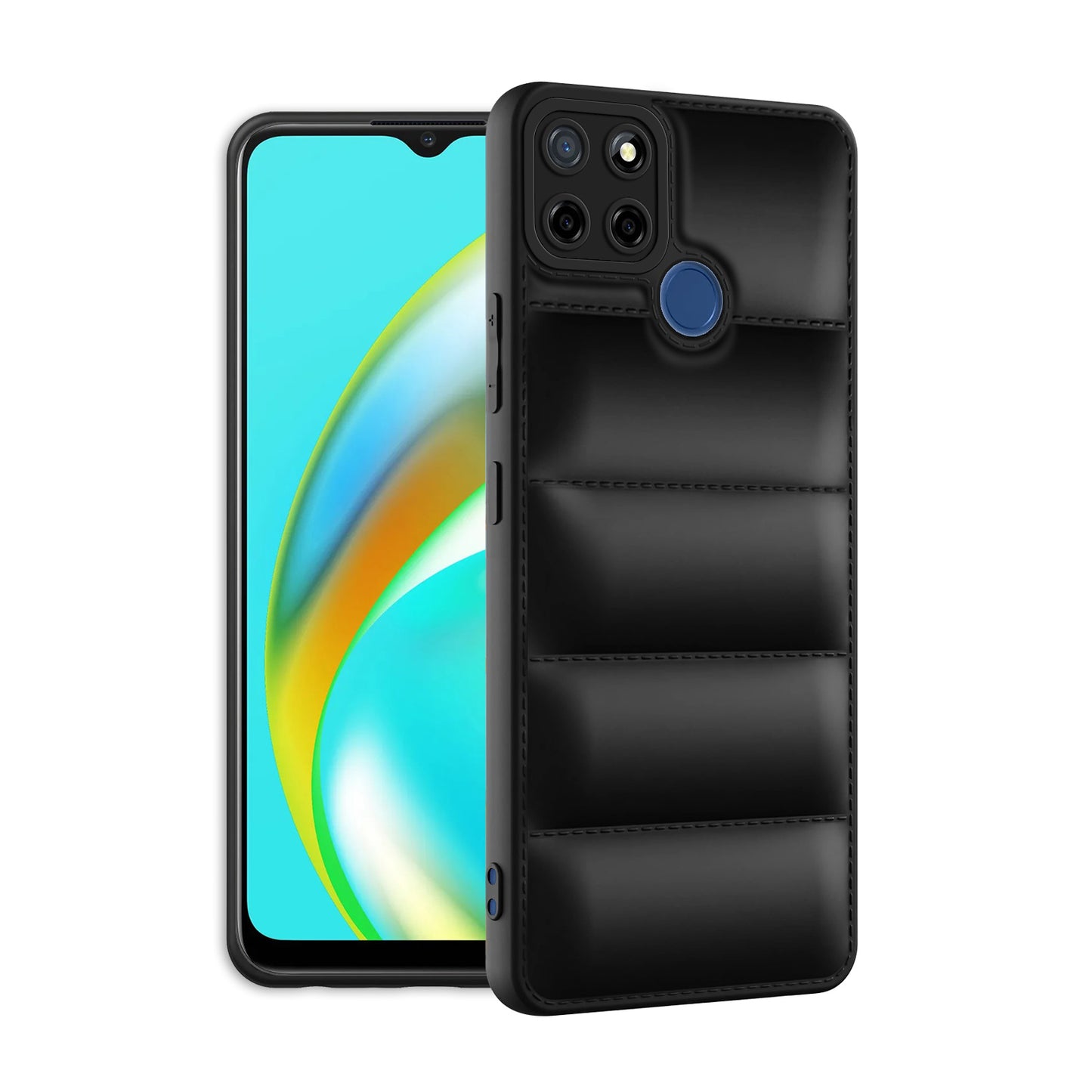 Puffer Back Cover for Realme C12