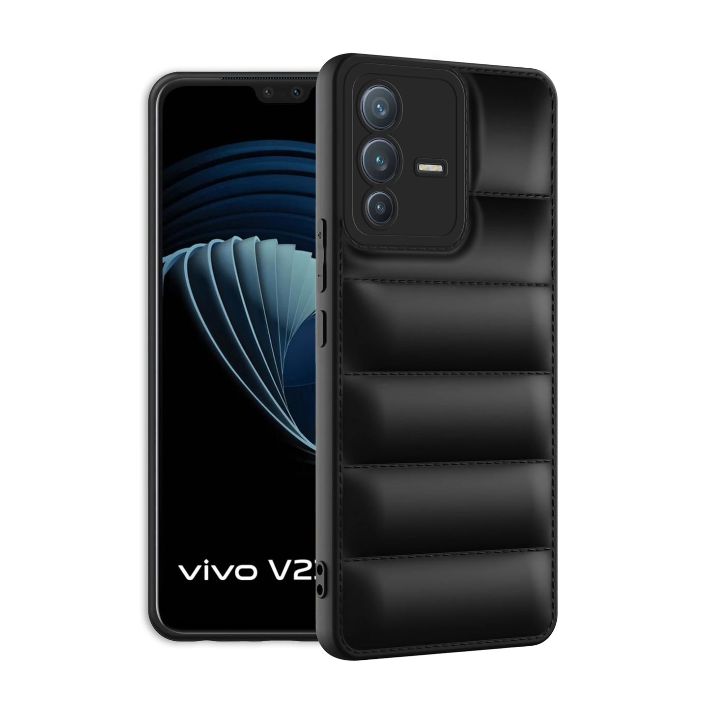 Puffer Back Cover for Vivo V23 Pro