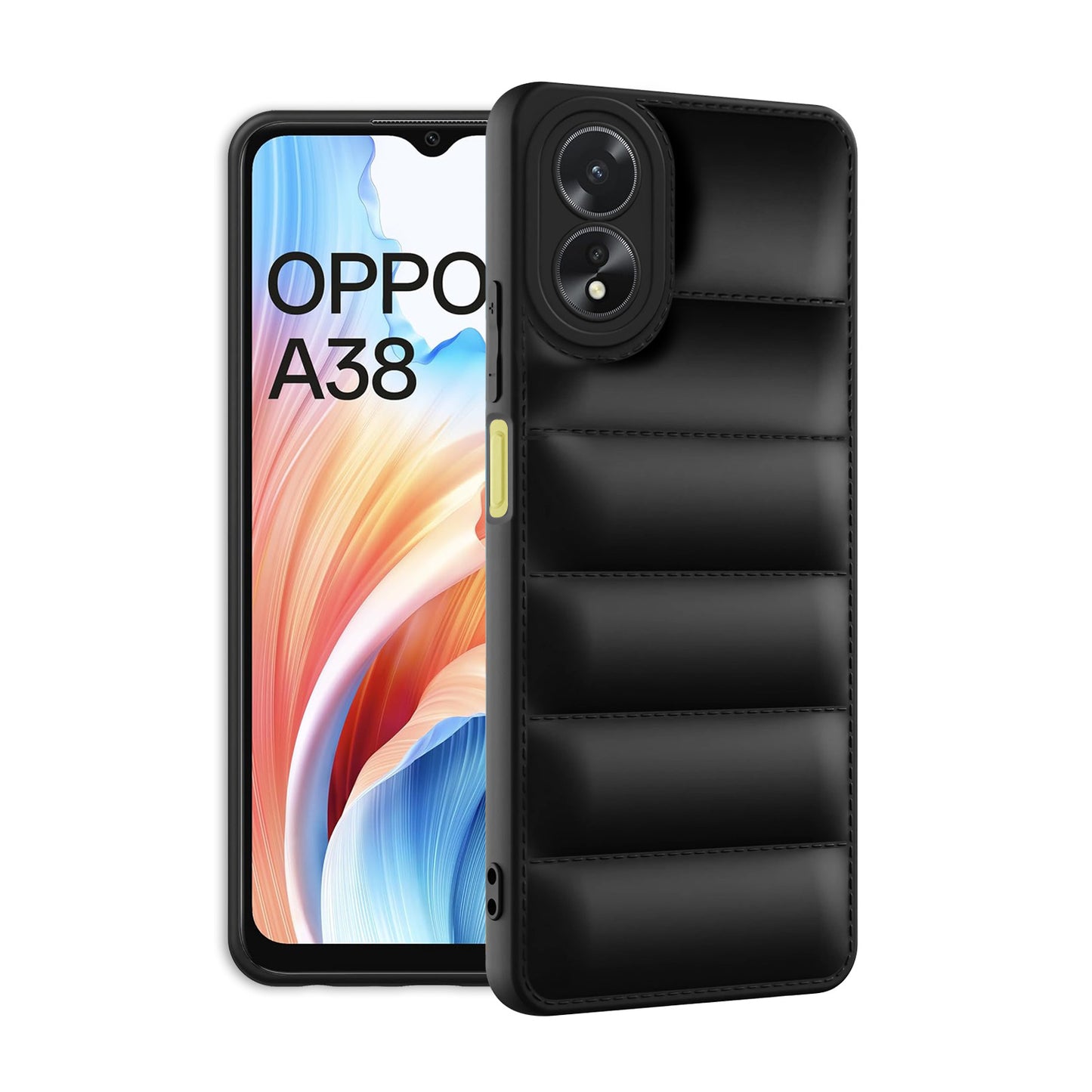 Puffer Back Cover for Oppo A38