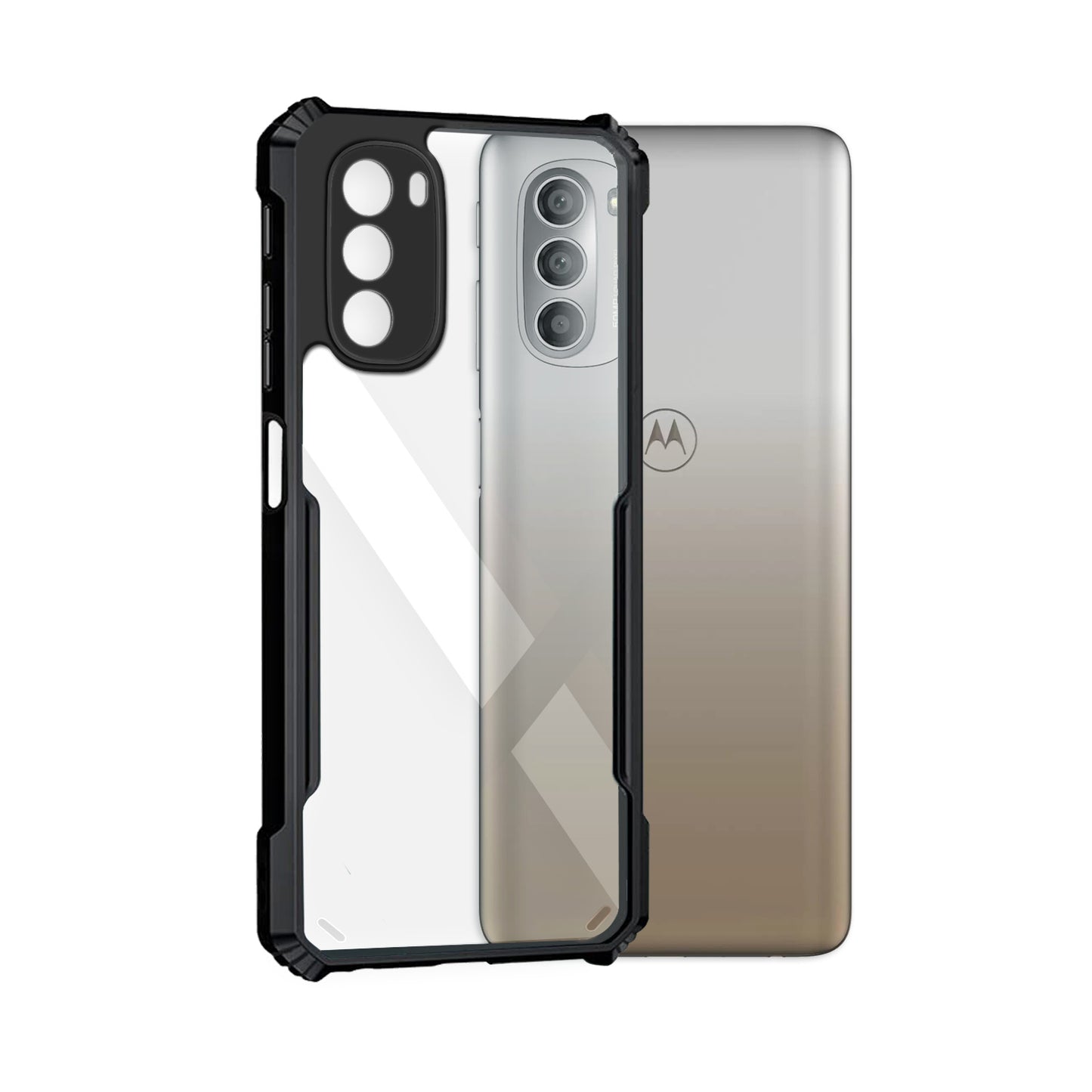 360 Degree Protection Back Cover For Motorola Moto G51