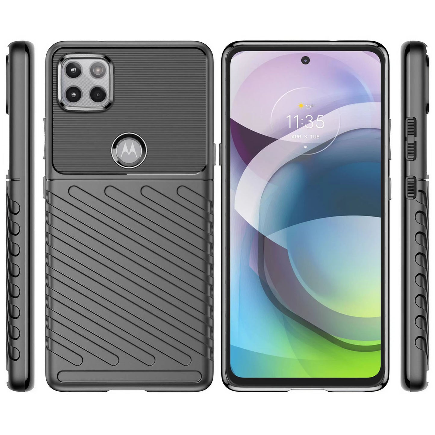 Thunderbolt Back Cover for Motorola Moto G 5G