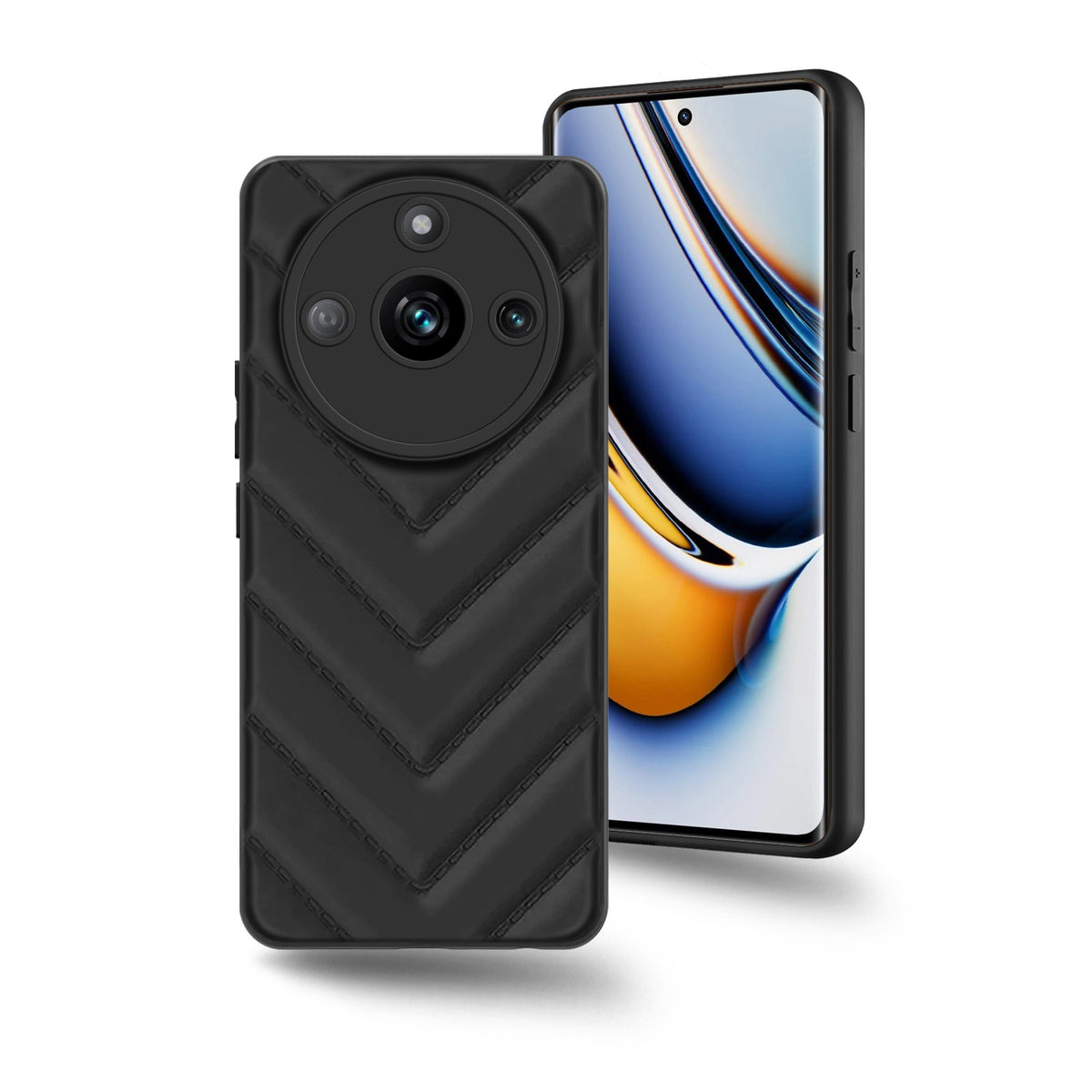 Wave Cushioned Back Cover for Realme 11 Pro 5G