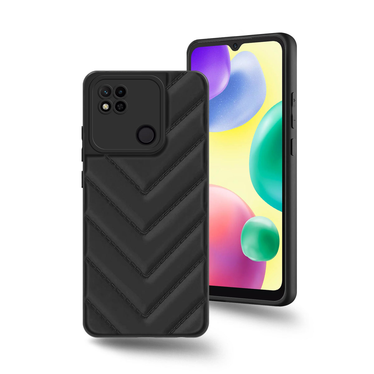 Wave Cushioned Back Cover for Redmi 10A