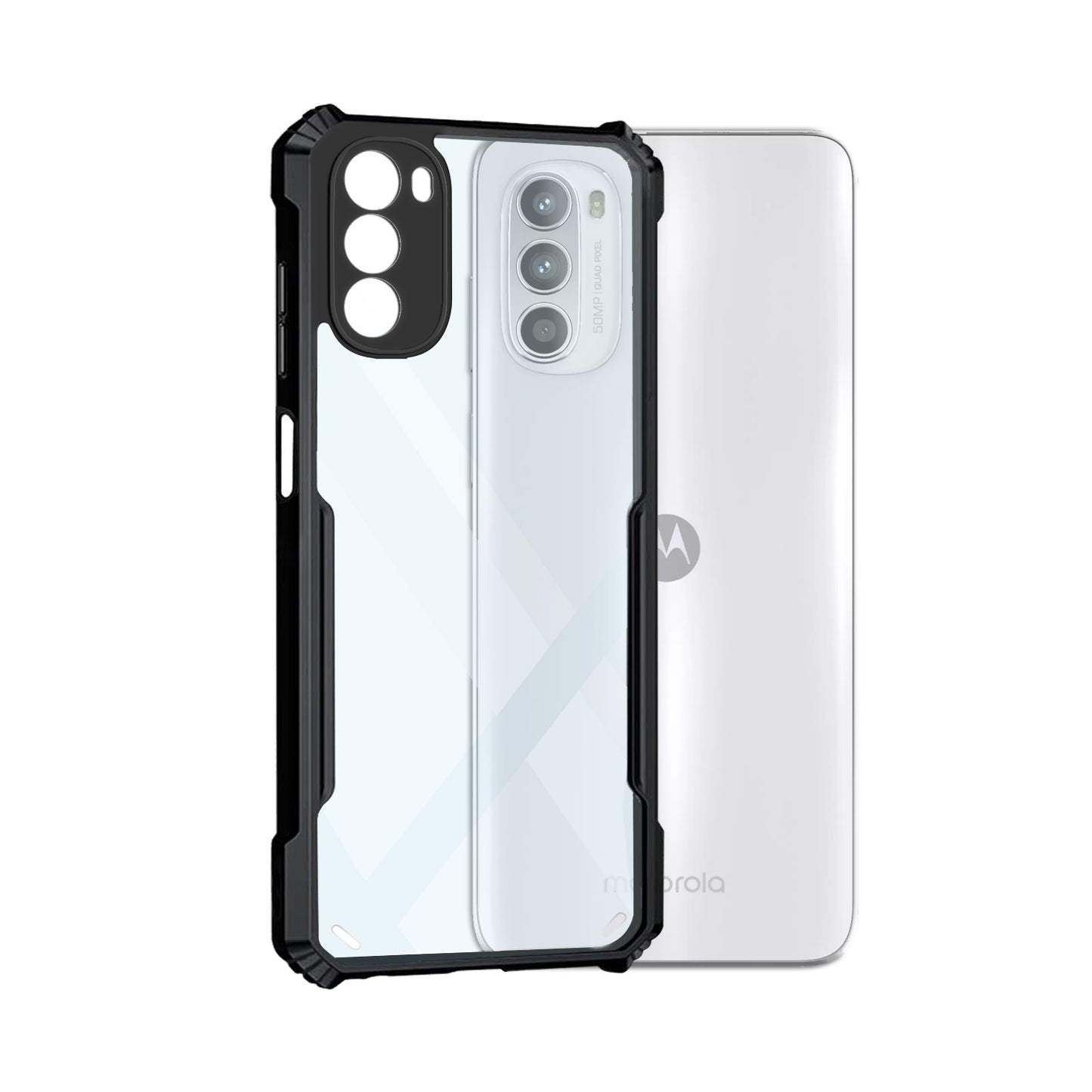 360 Degree Protection Back Cover For Motorola Moto G52