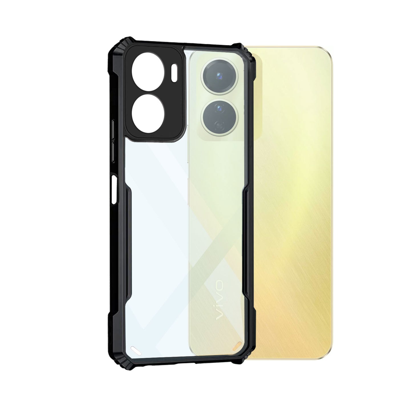 360 Degree Protection Back Cover For Vivo Y02s