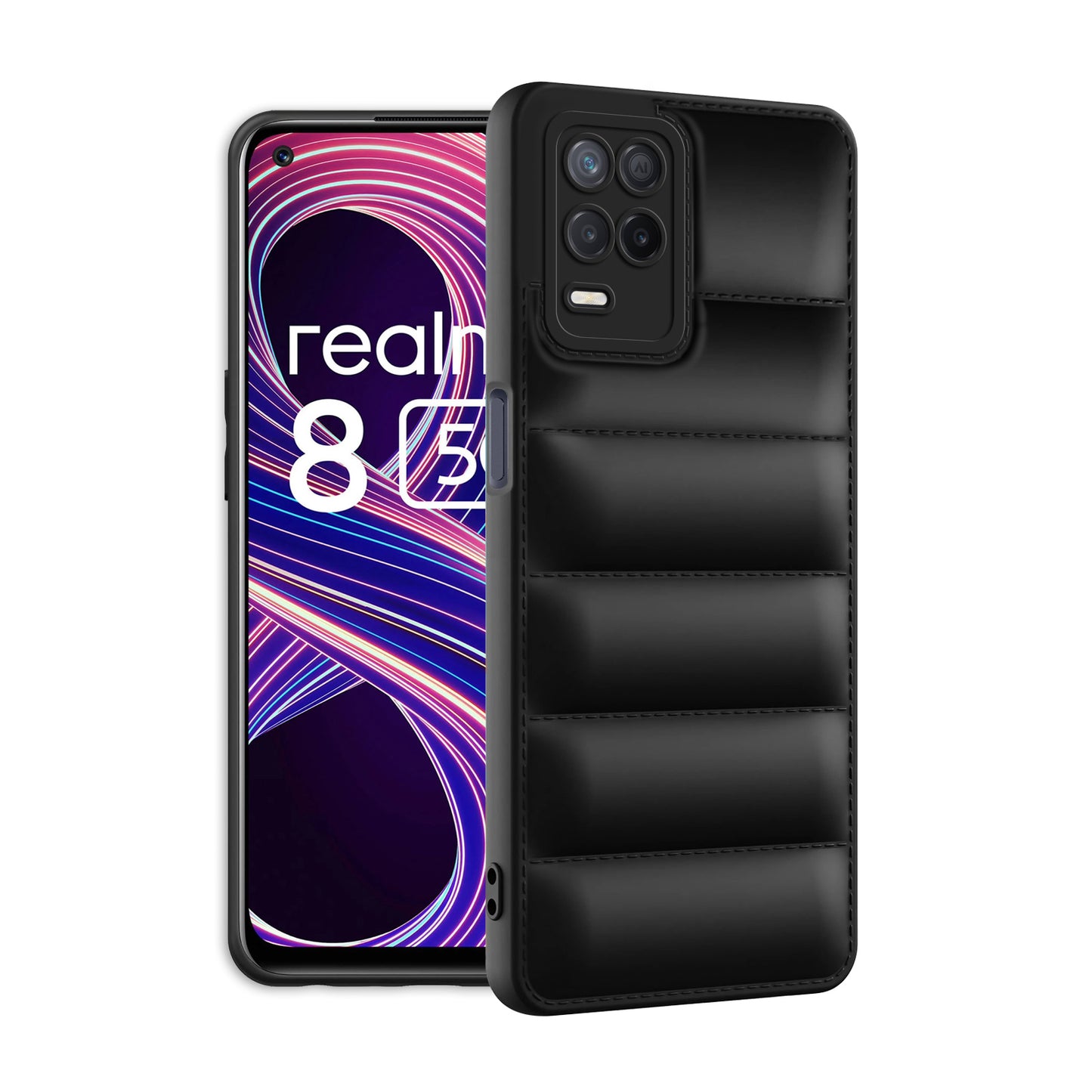 Puffer Back Cover for Realme 8 5G