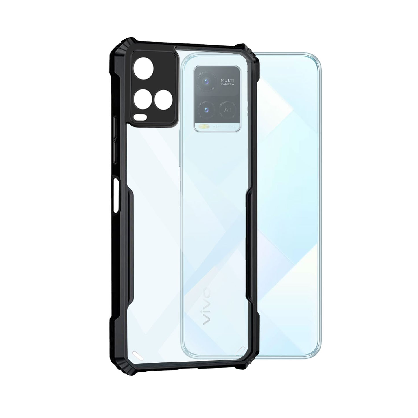 360 Degree Protection Back Cover For Vivo Y21 2021