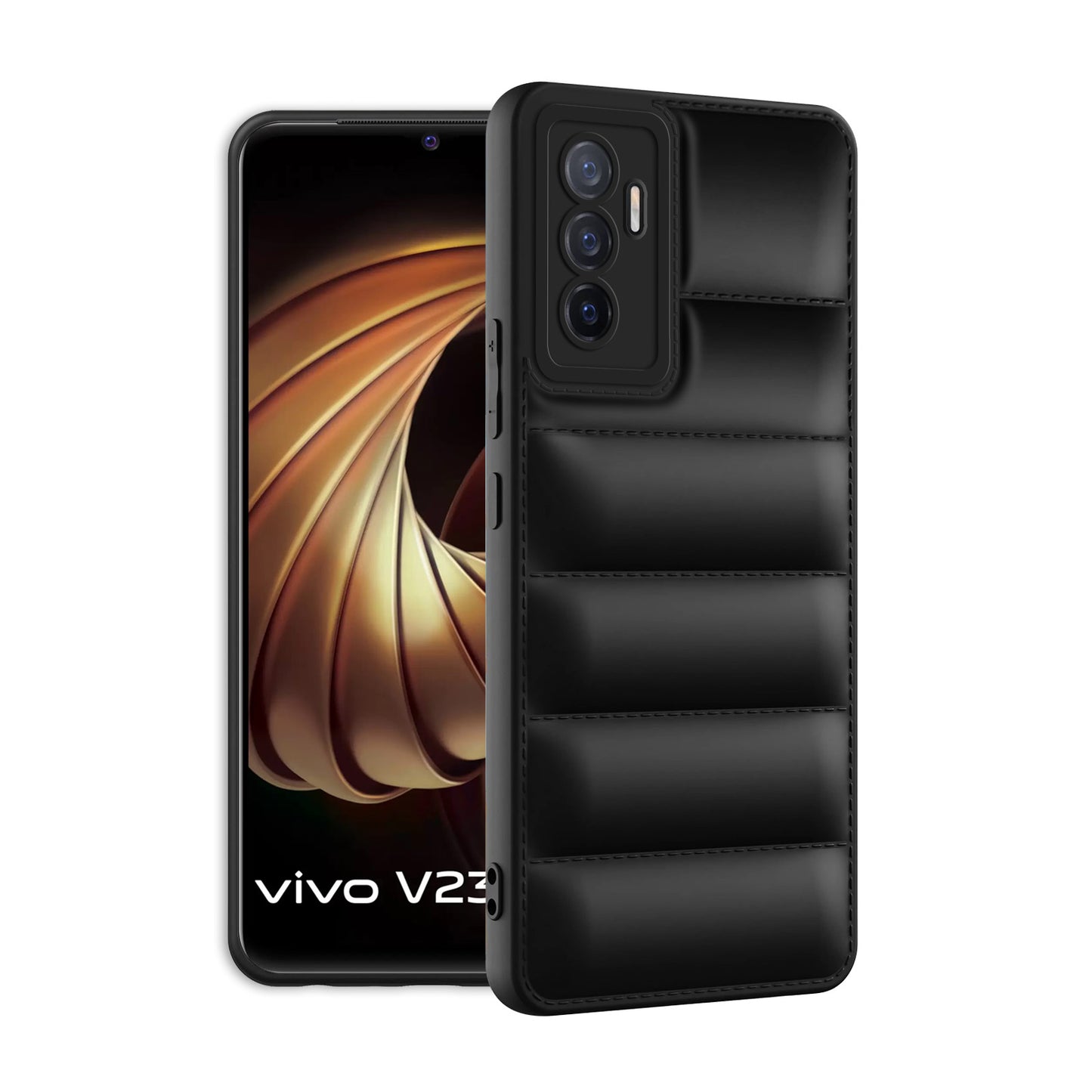 Puffer Back Cover for Vivo V23E