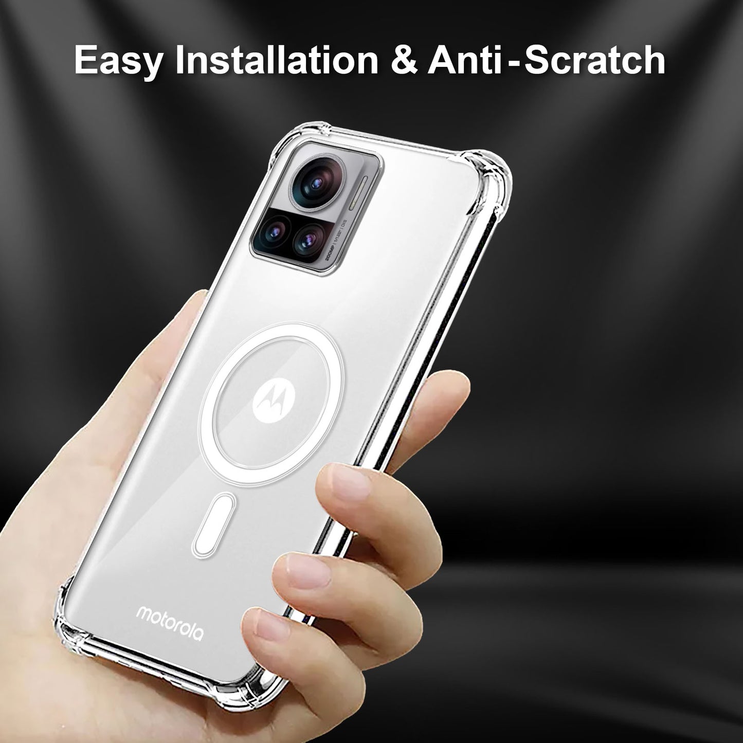 Magsafe Back Cover for Motorola Moto Edge 30 Ultra