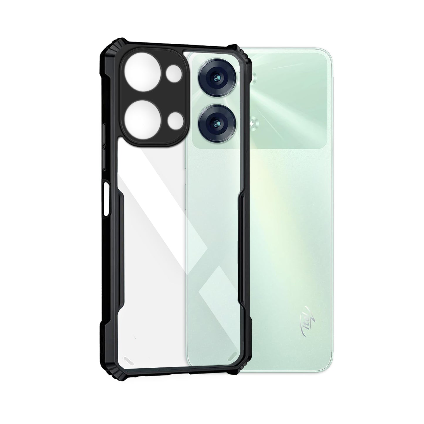 360 Degree Protection Back Cover For iTel P40 Plus