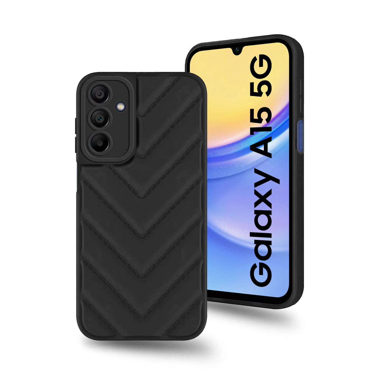 Wave Cushioned Back Cover for Samsung Galaxy A15 5G