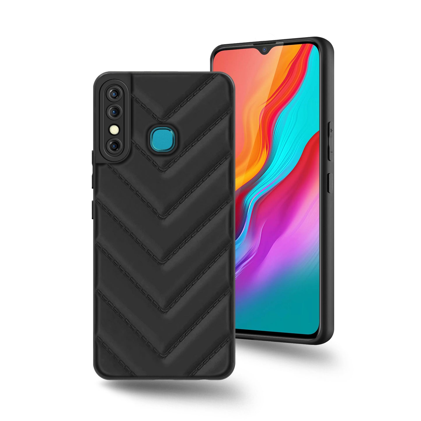 Wave Cushioned Back Cover for Infinix Hot 8