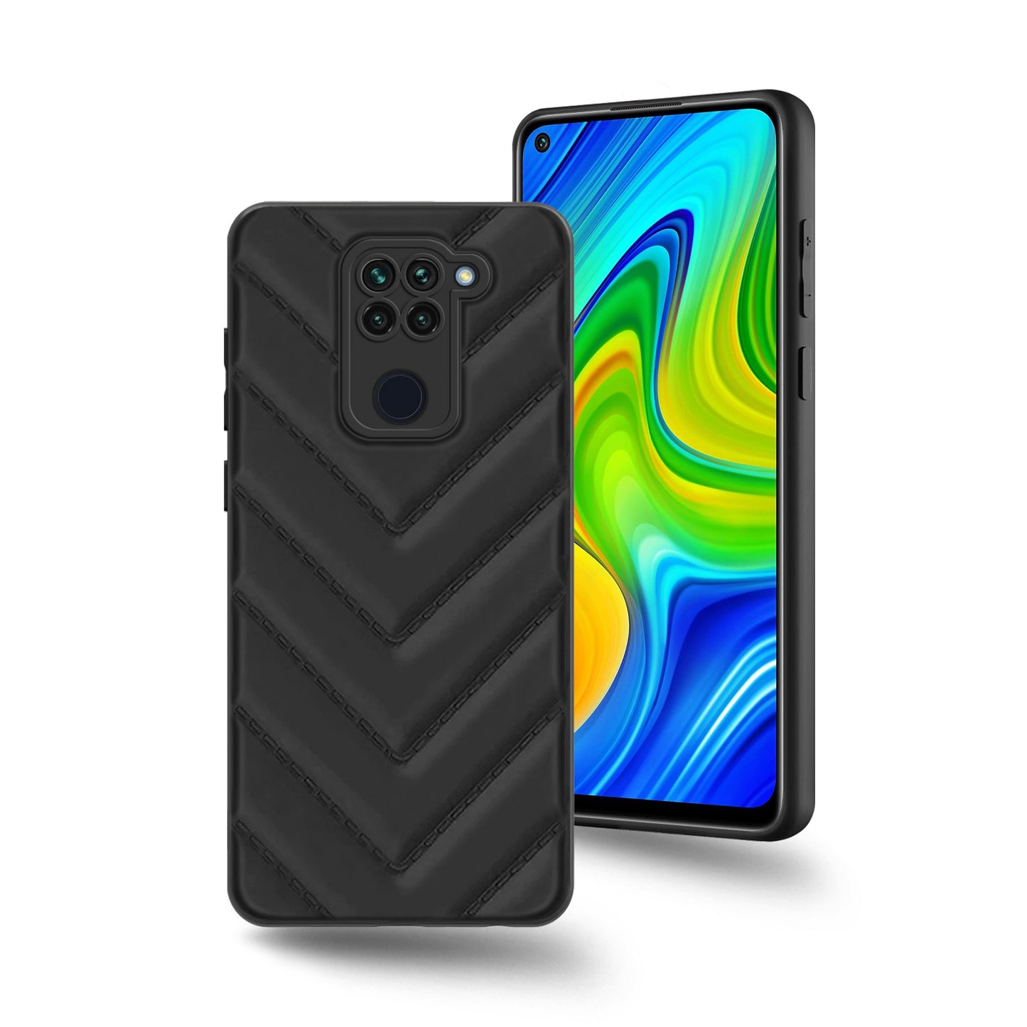 Wave Cushioned Back Cover for Redmi Note 9