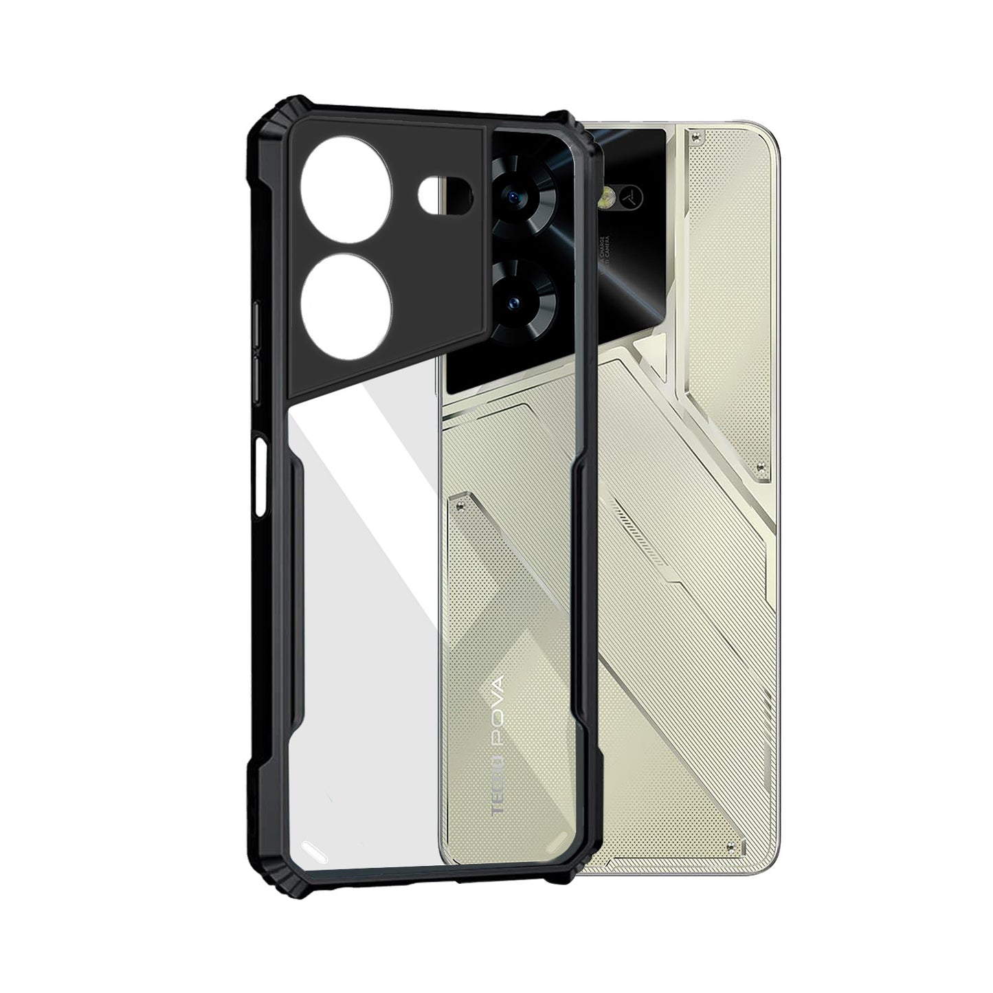 360 Degree Protection Back Cover For Tecno Pova 5