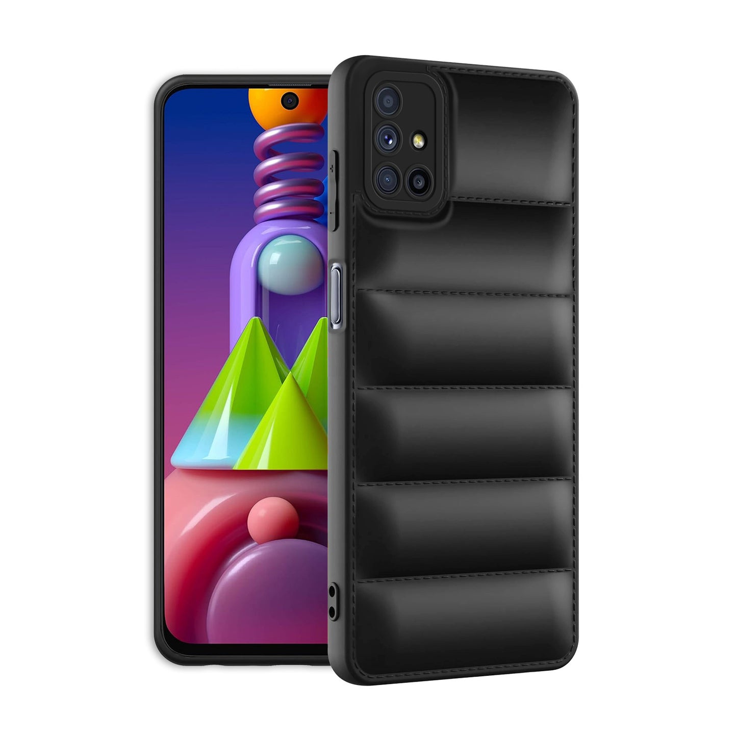 Puffer Back Cover for Samsung Galaxy M51