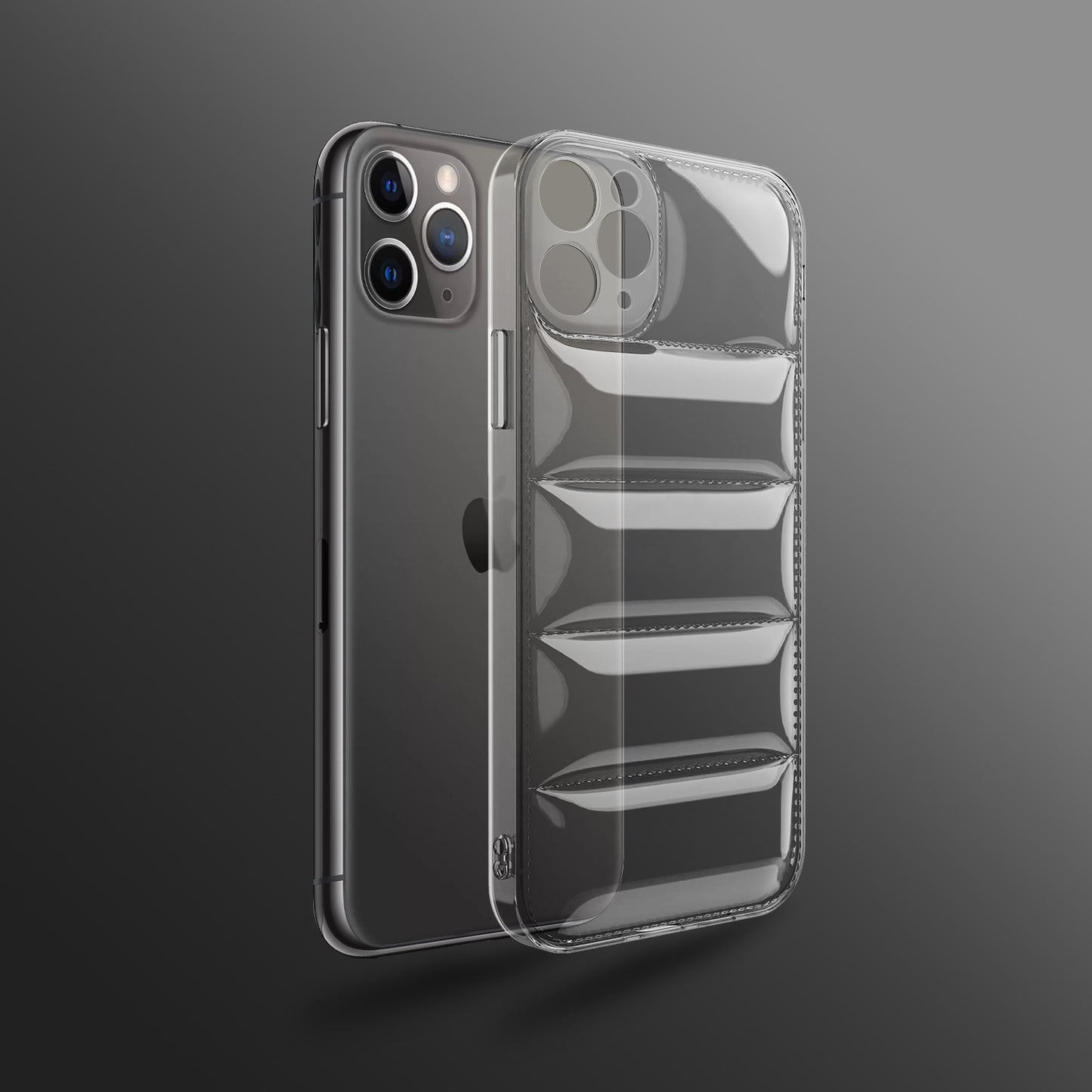 Ultra-Thin Transparent Puffer Back Cover for Apple iPhone 11 Pro