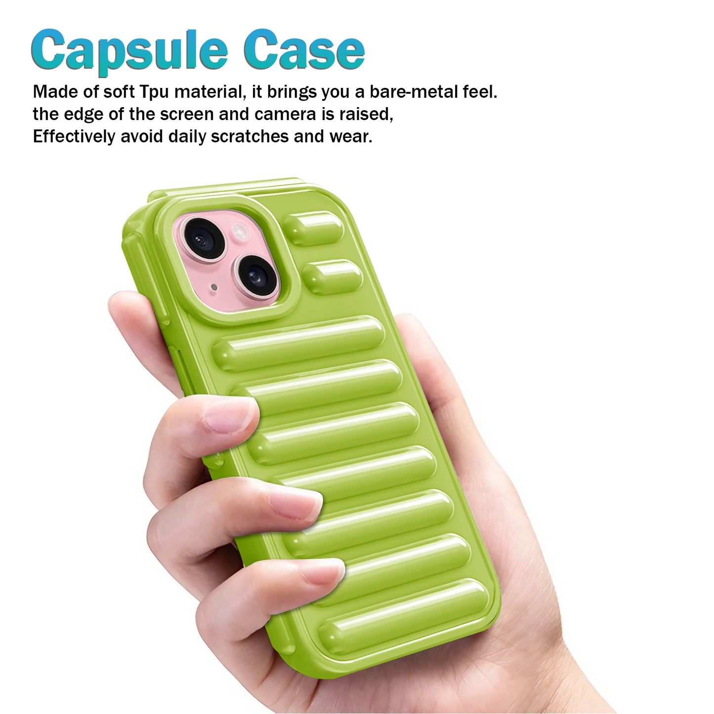 Capsule Design Case For Apple iPhone 15