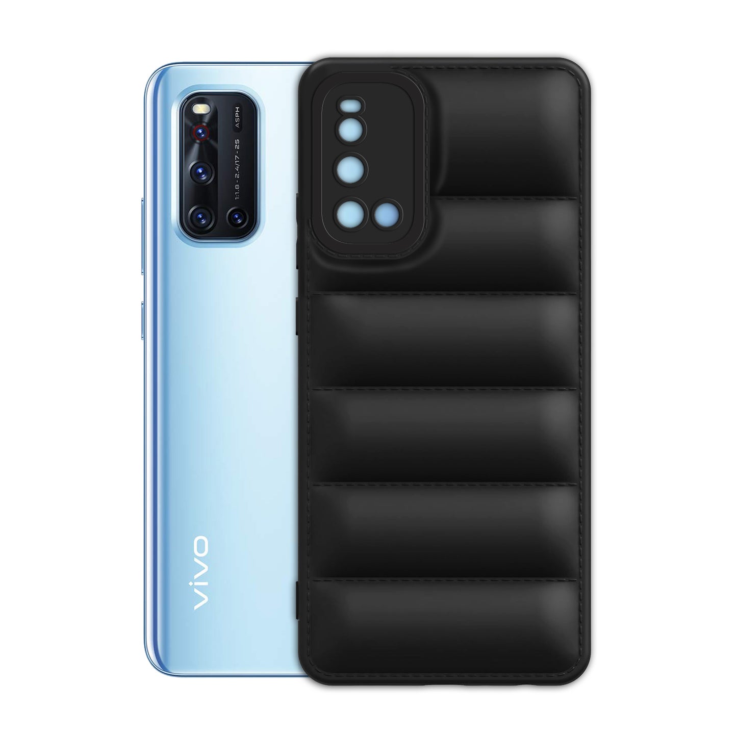 Puffer Back Cover for Vivo V19