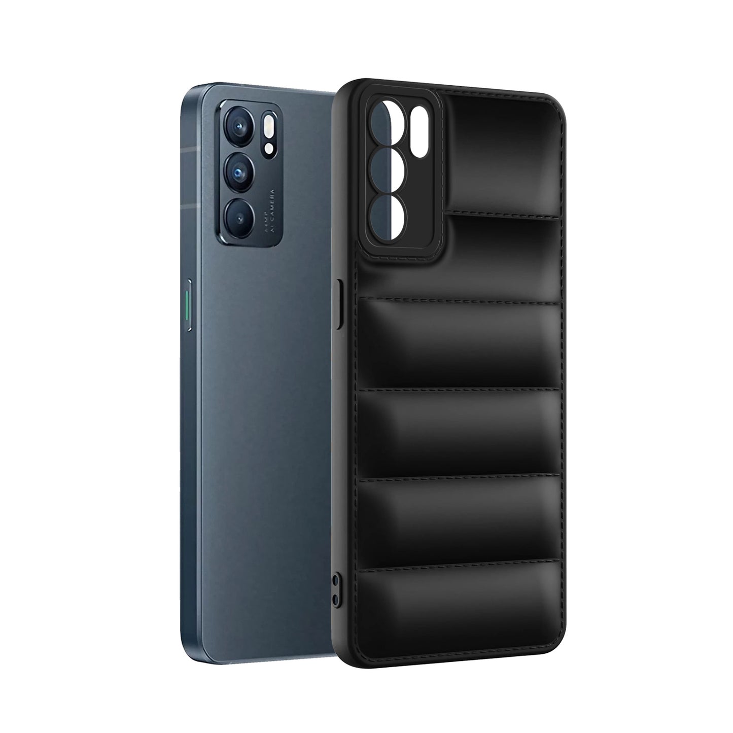 Puffer Back Cover for Oppo Reno 6