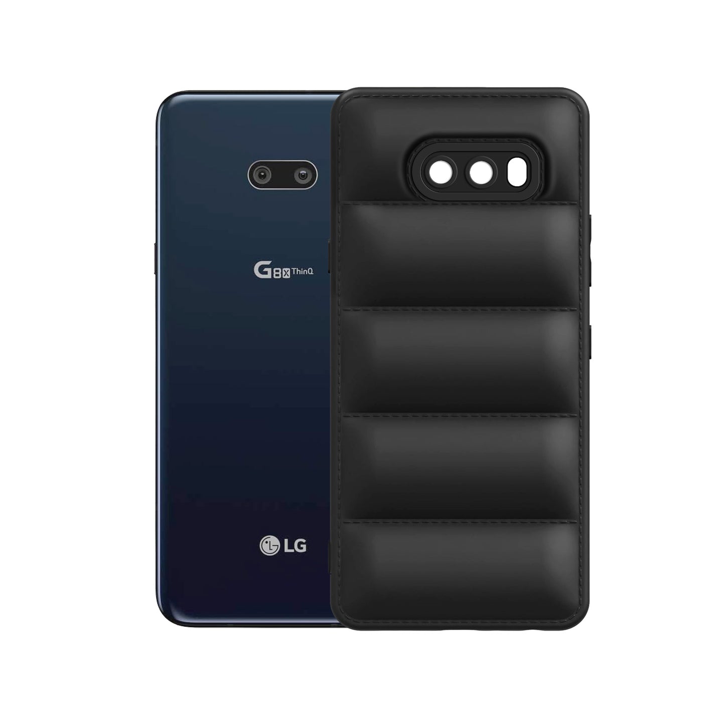 Puffer Back Cover for LG G8x ThinQ