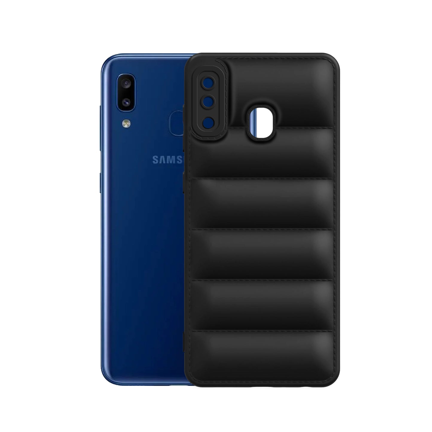 Puffer Back Cover for Samsung Galaxy A20