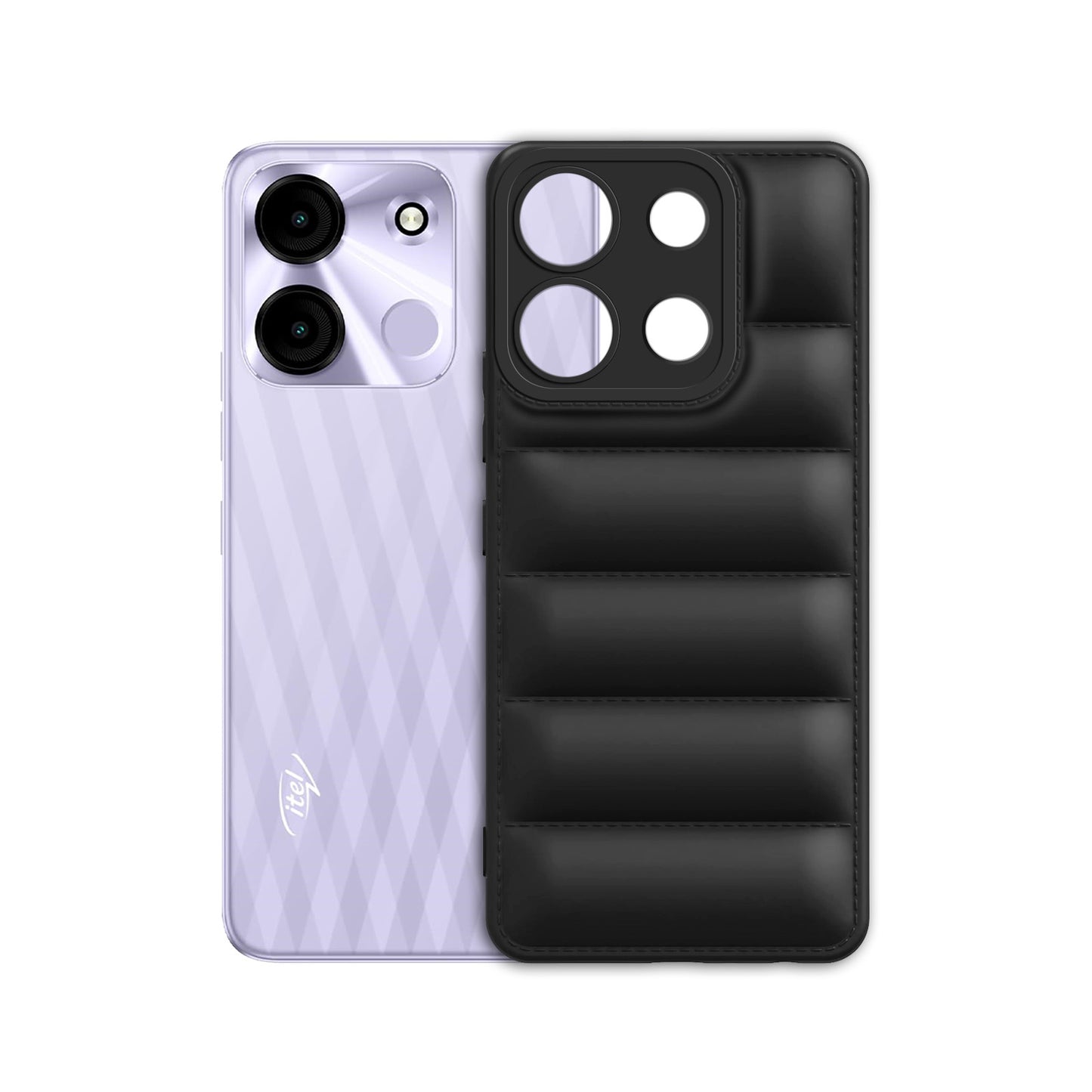 Puffer Back Cover for iTel A60s