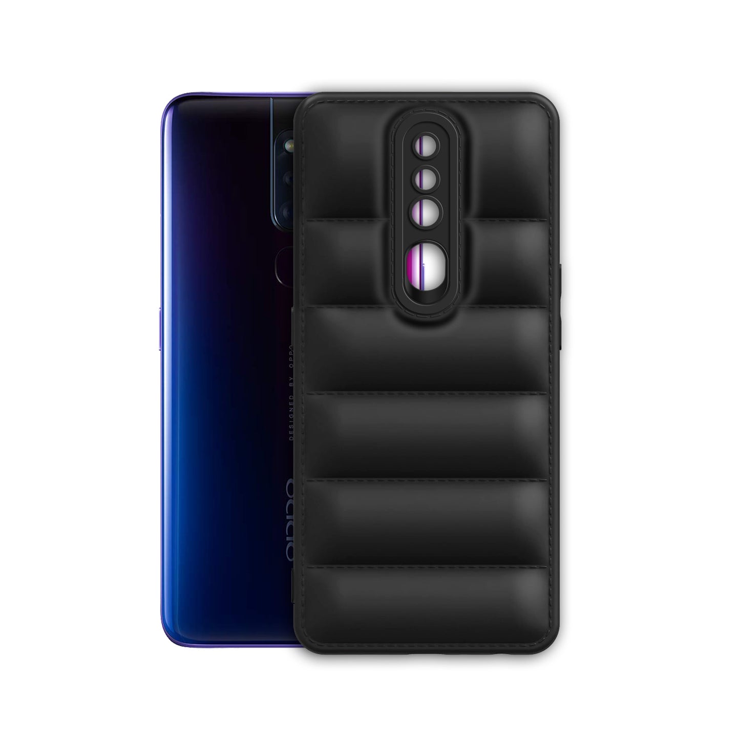 Puffer Back Cover for Oppo F11 Pro