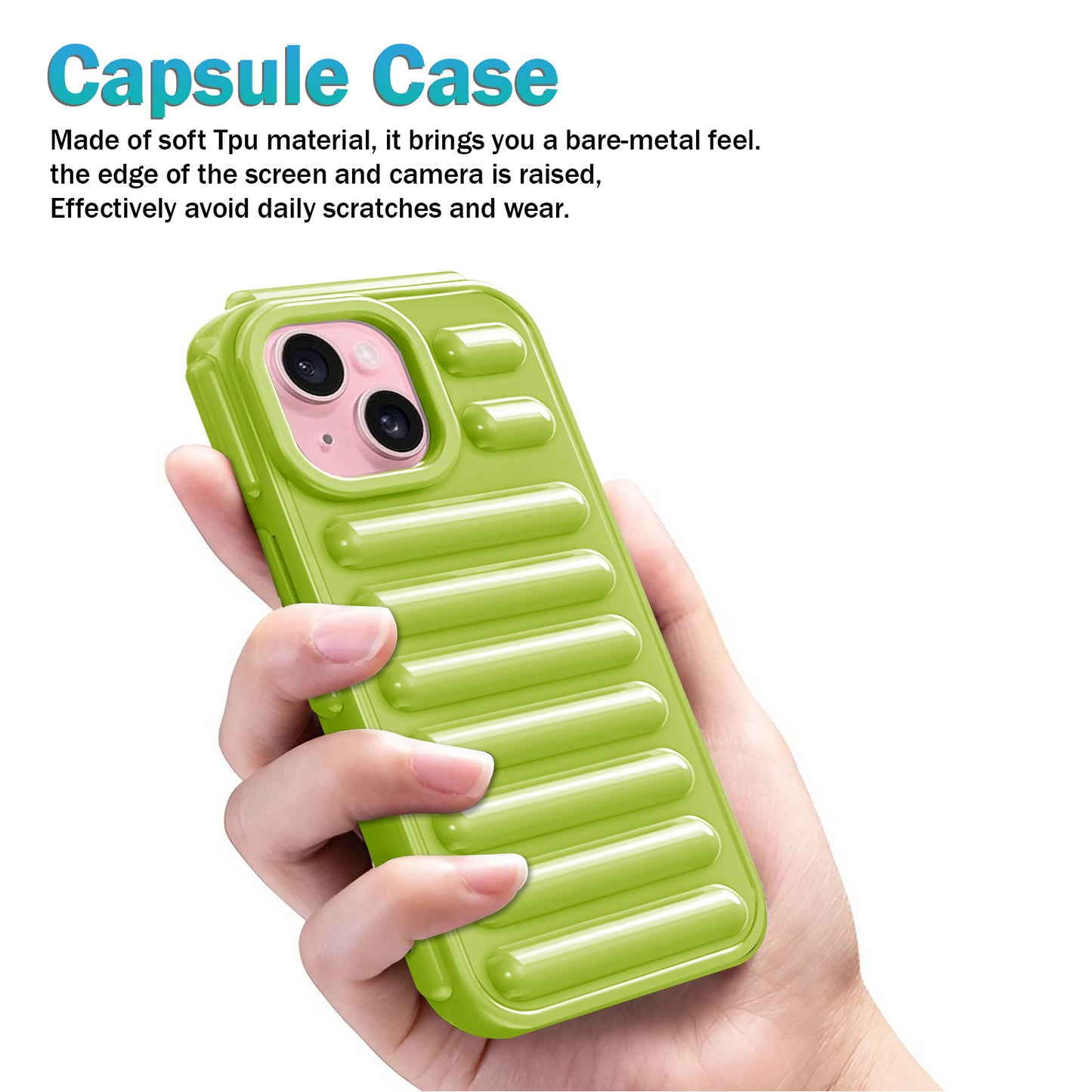 Capsule Design Case For Apple iPhone 15 Plus