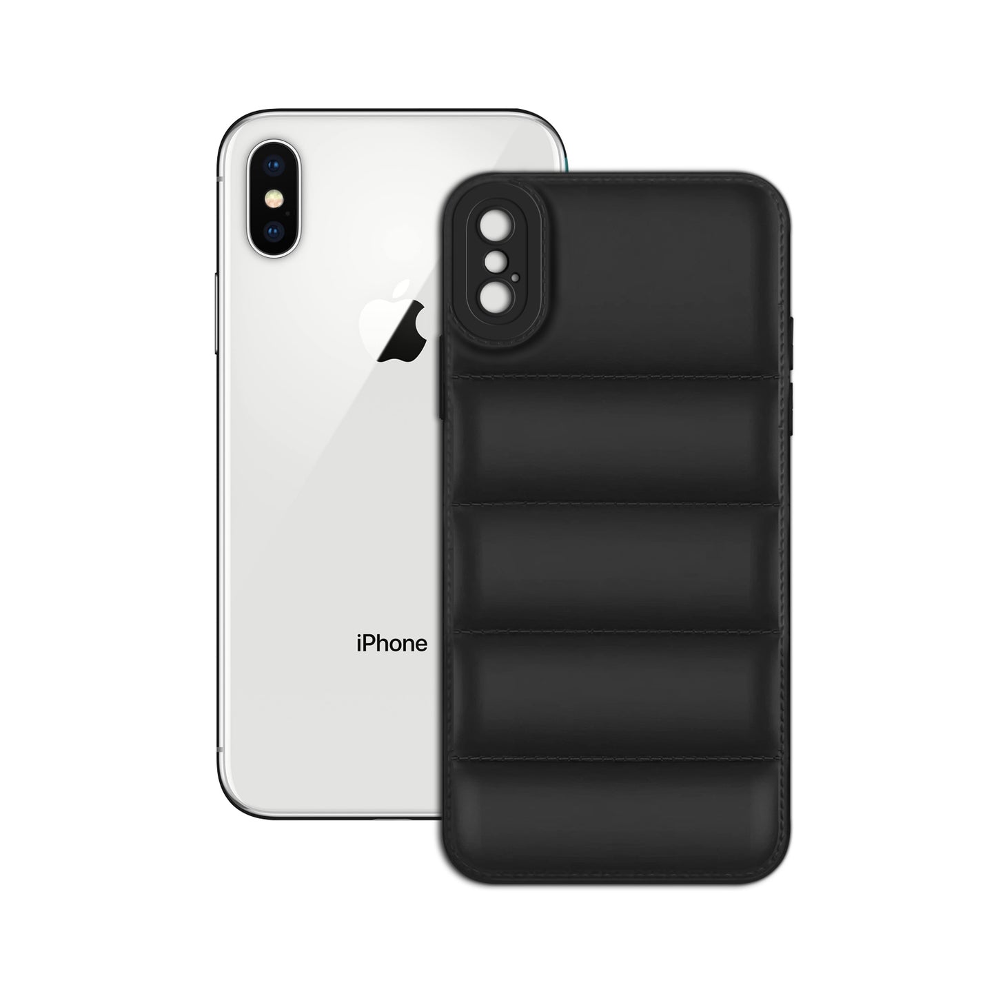 Puffer Back Cover for Apple iPhone X