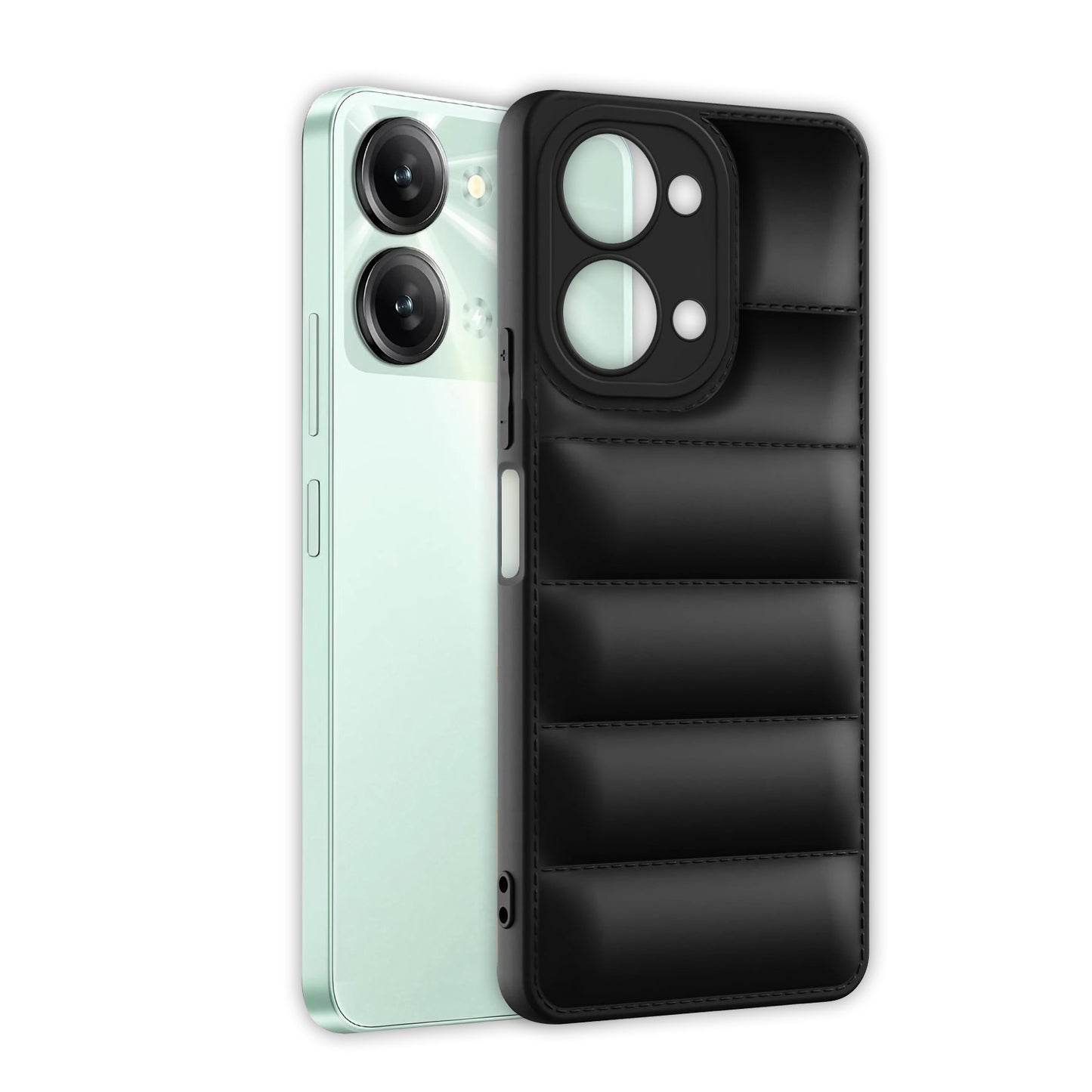 Puffer Back Cover for iTel P40 Plus