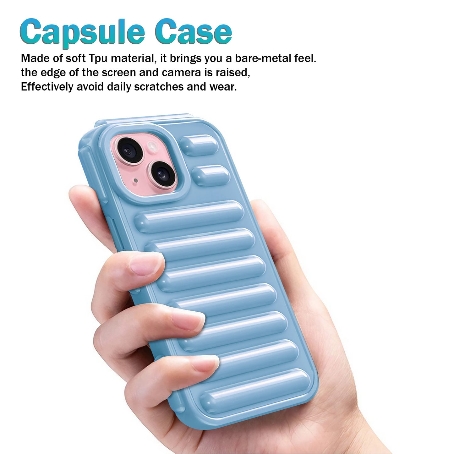 Capsule Design Case For Apple iPhone 15 Plus