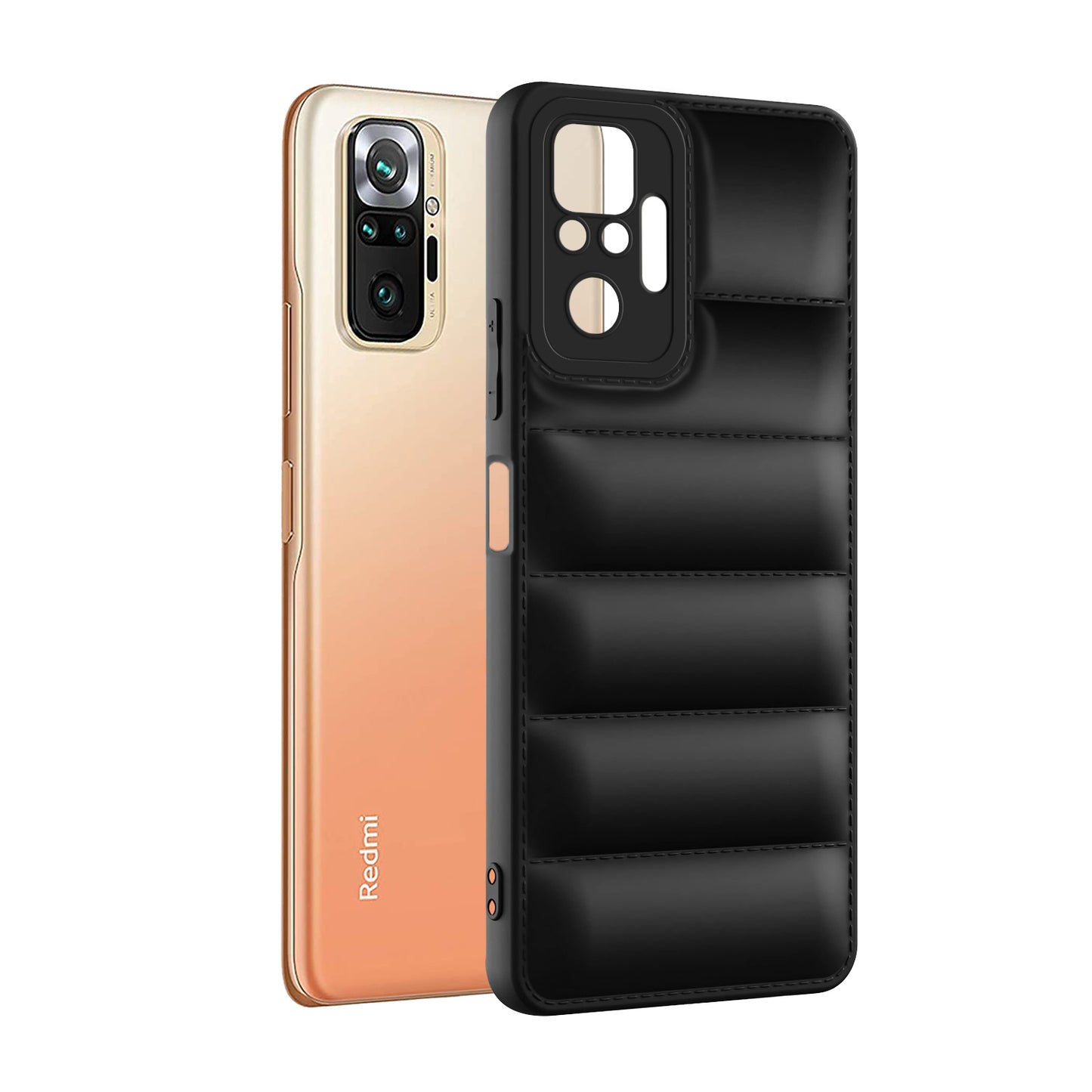 Puffer Back Cover for Redmi Note 10 Pro Max