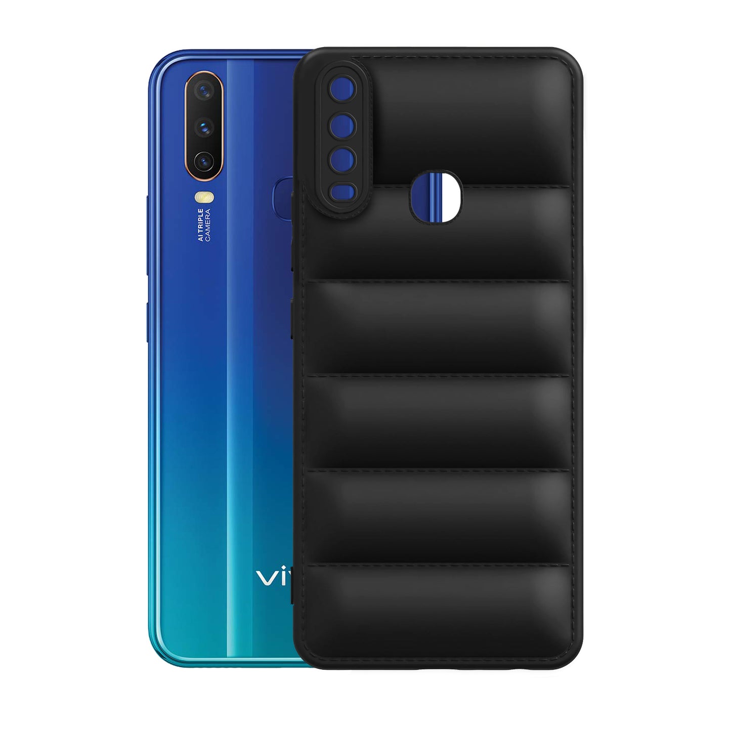 Puffer Back Cover for Vivo Y15