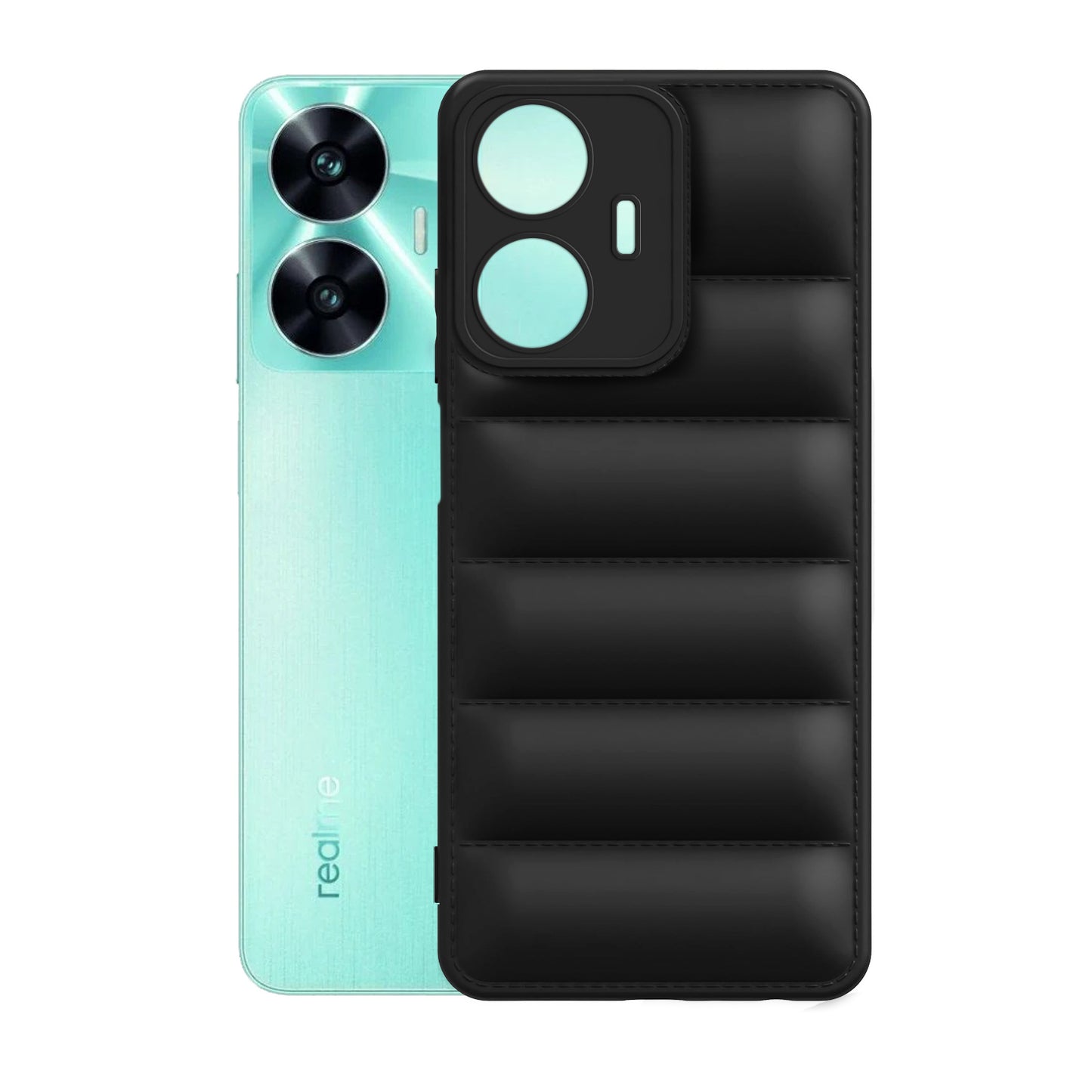 Puffer Back Cover for Realme C55