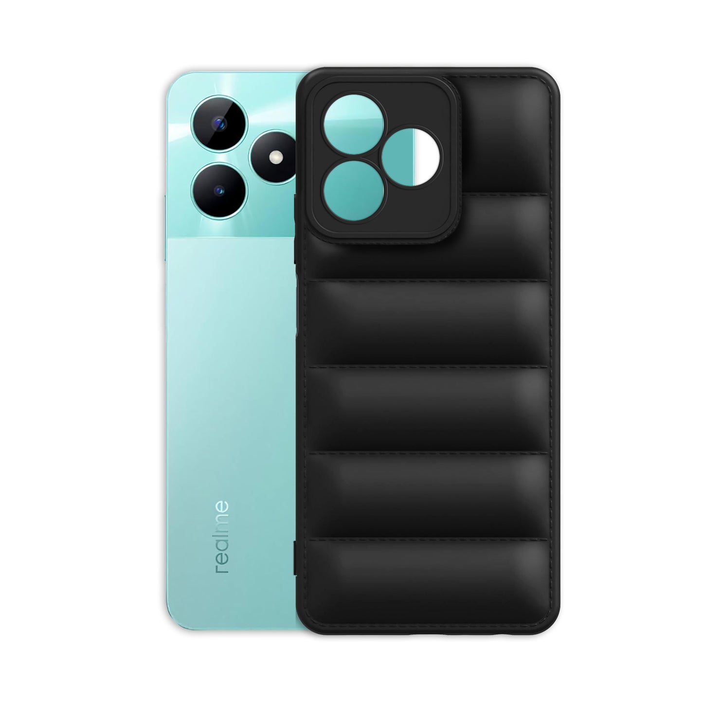 Puffer Back Cover for Realme C53