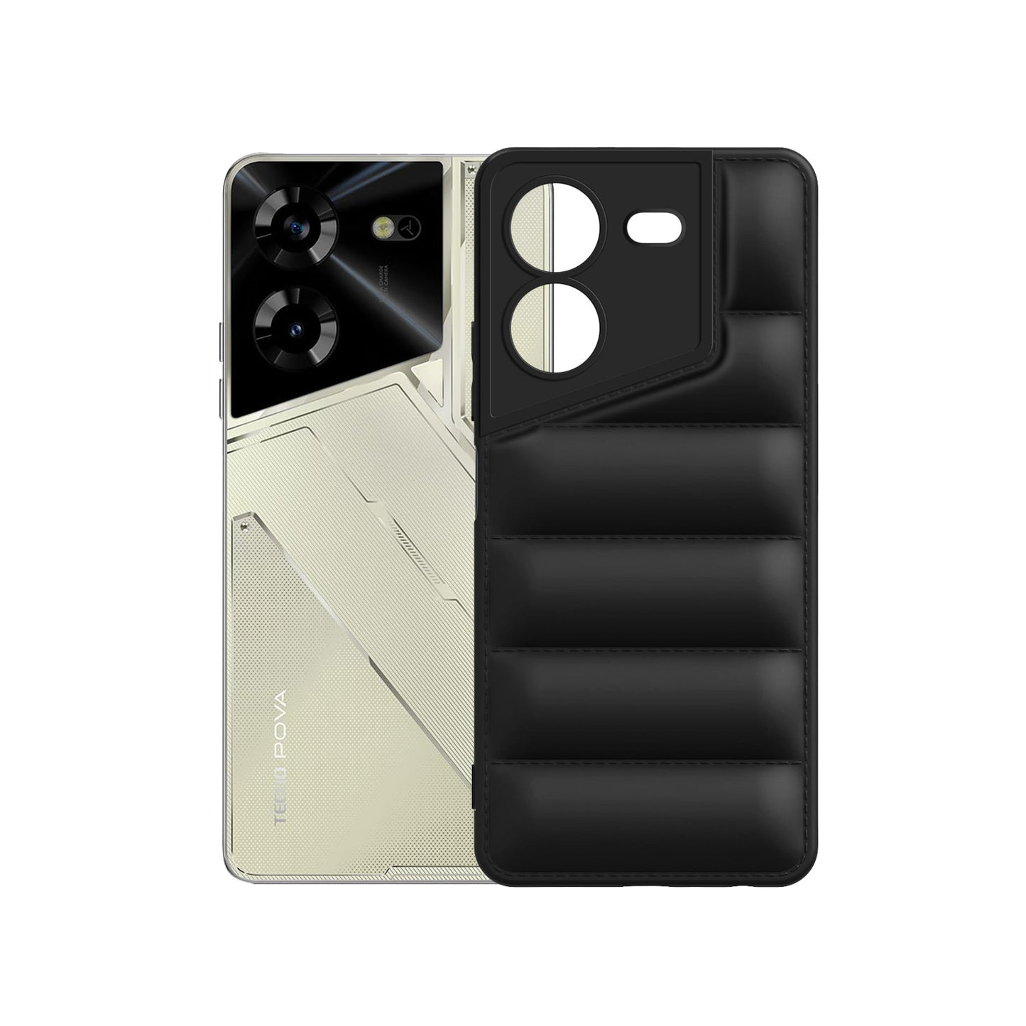 Puffer Back Cover for Tecno Pova 5 Pro