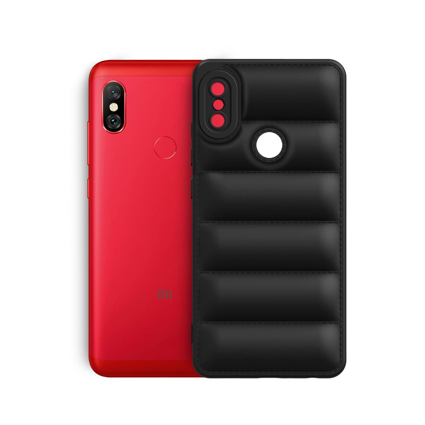 Puffer Back Cover for Redmi Note 6 Pro