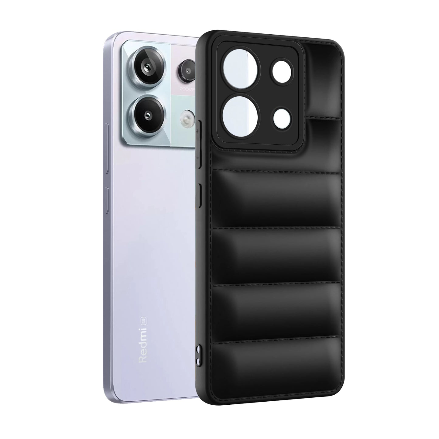 Puffer Back Cover for Redmi Note 13 Pro 5G