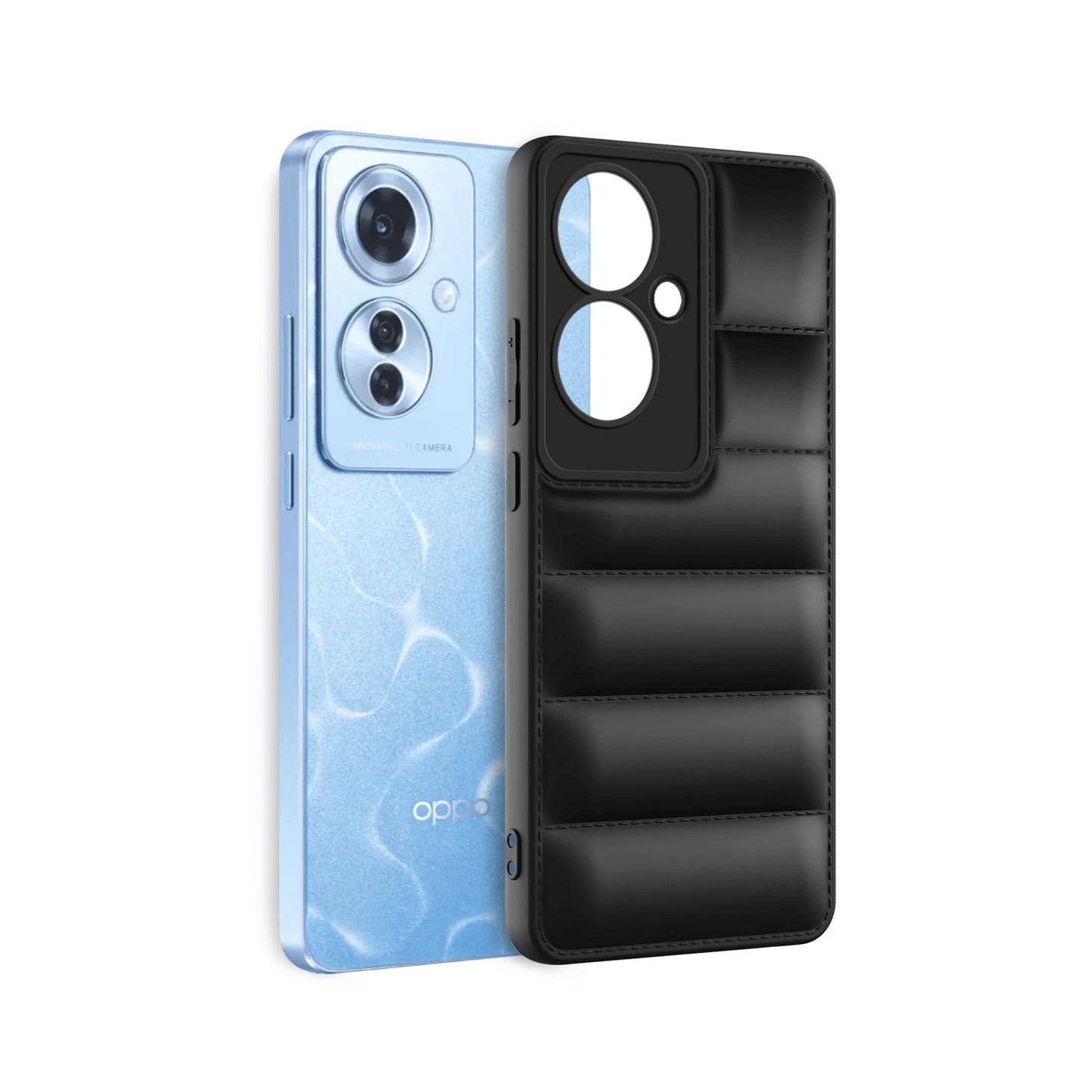 Puffer Back Cover for Oppo F25 Pro