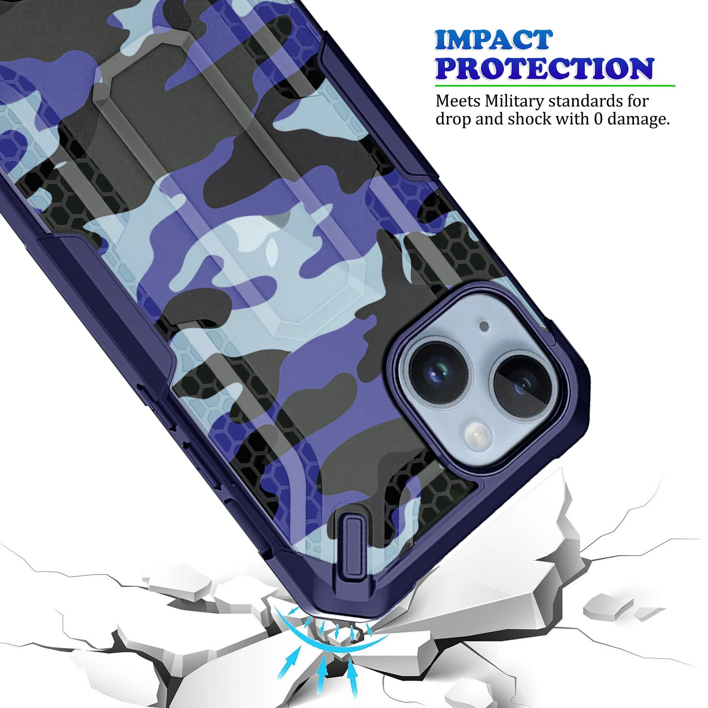 Heavy Duty Honey Comb Design For Apple iPhone 14 Plus