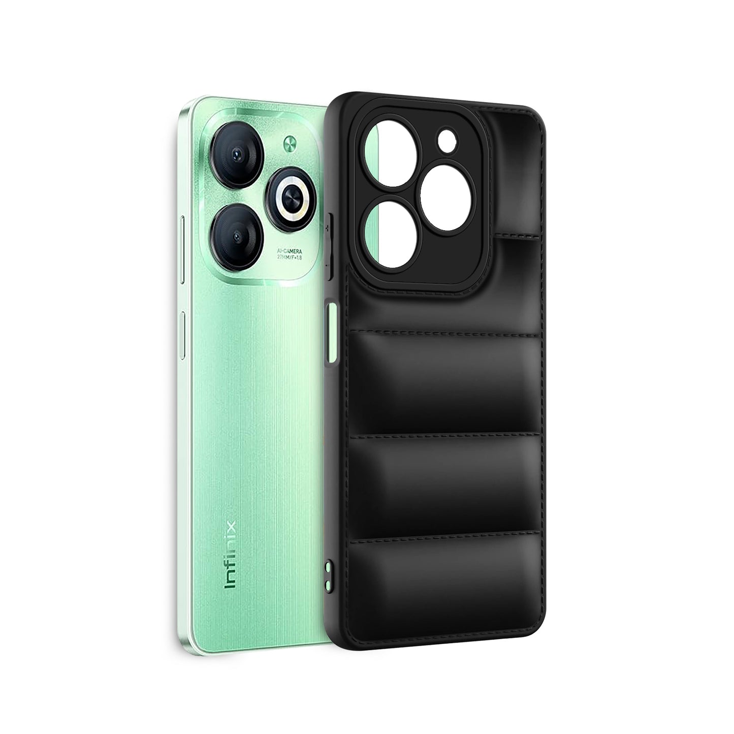 Puffer Back Cover for Infinix Smart 8 HD