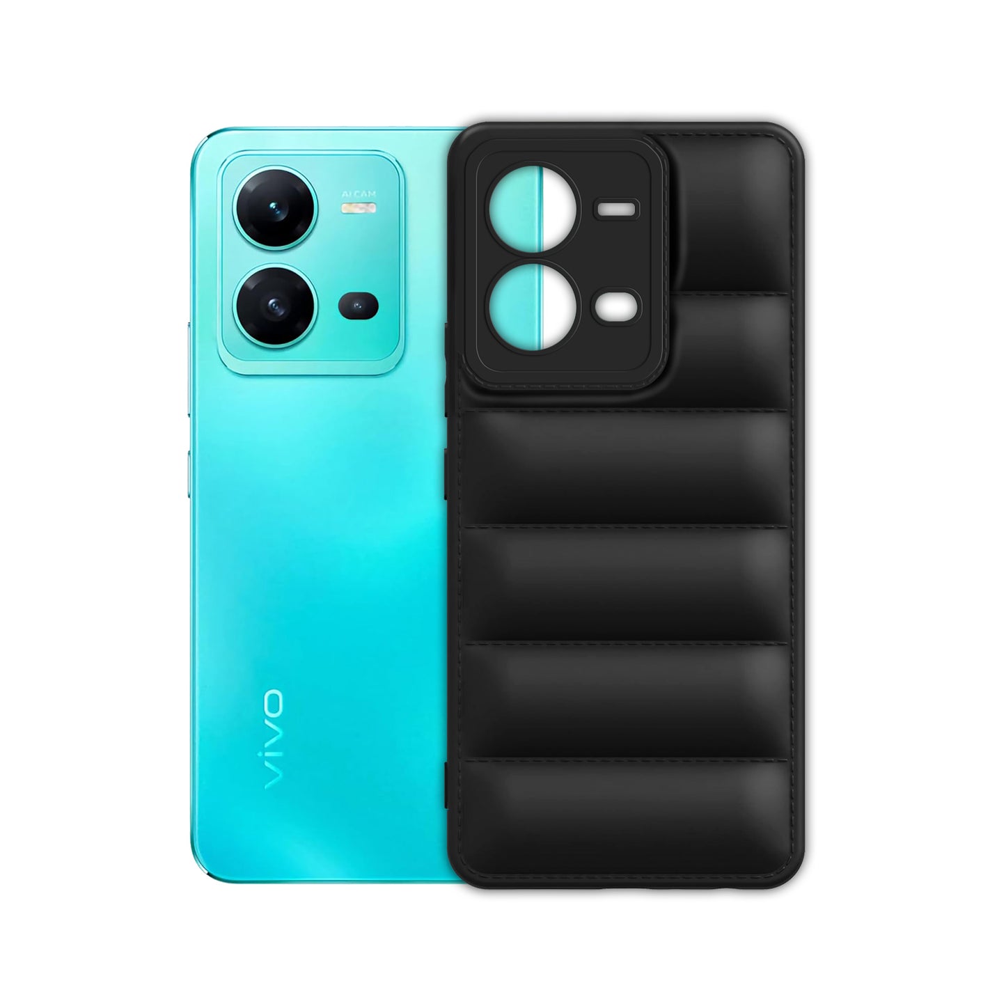 Puffer Back Cover for Vivo V25