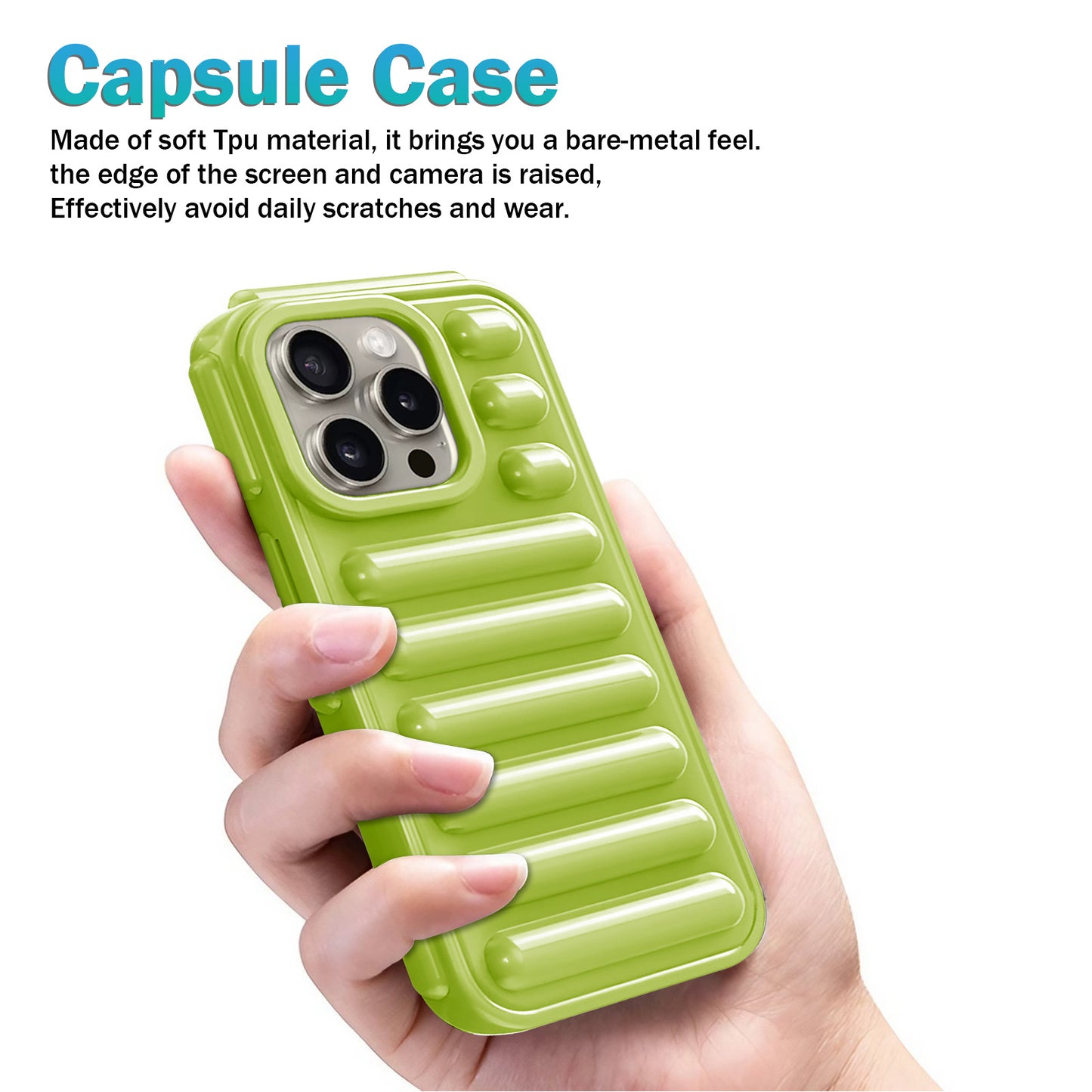 Capsule Design Case For Apple iPhone 15 Pro