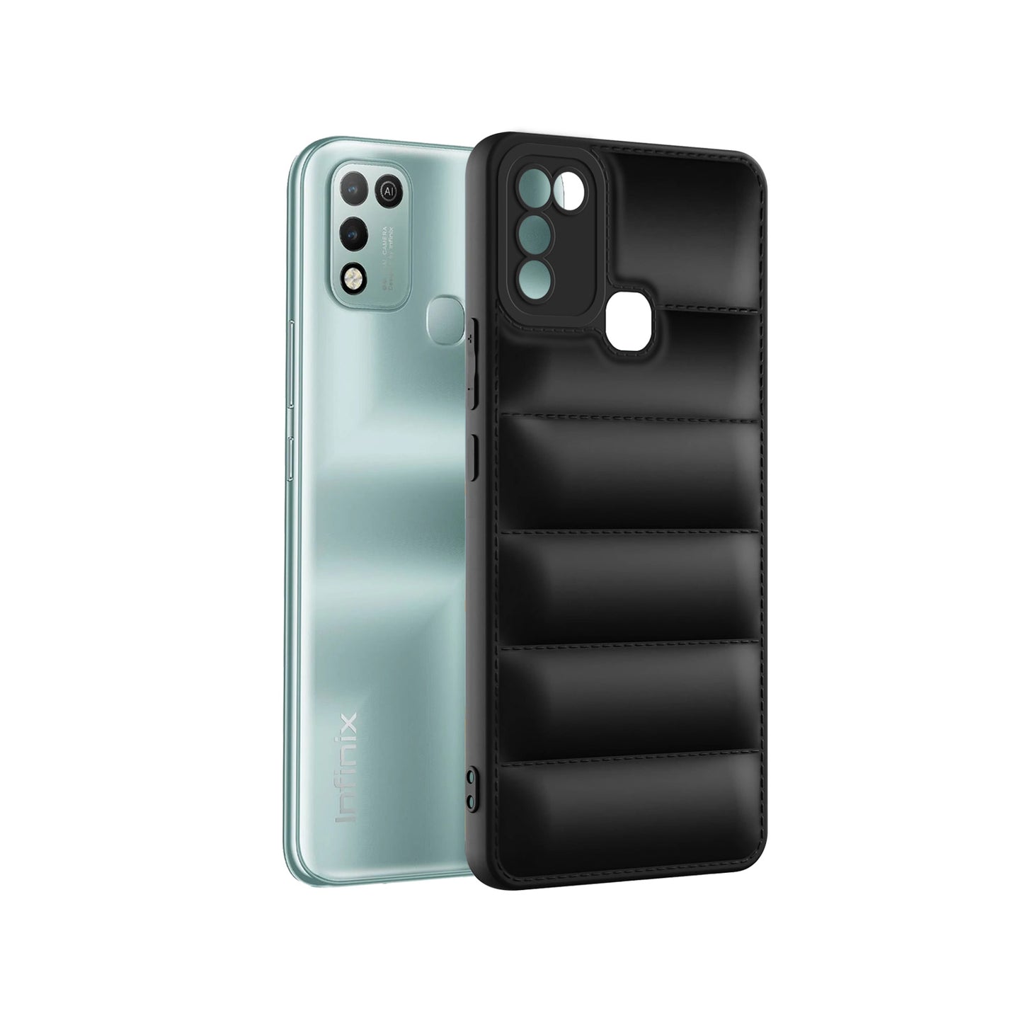 Puffer Back Cover for Infinix Hot 10 Play