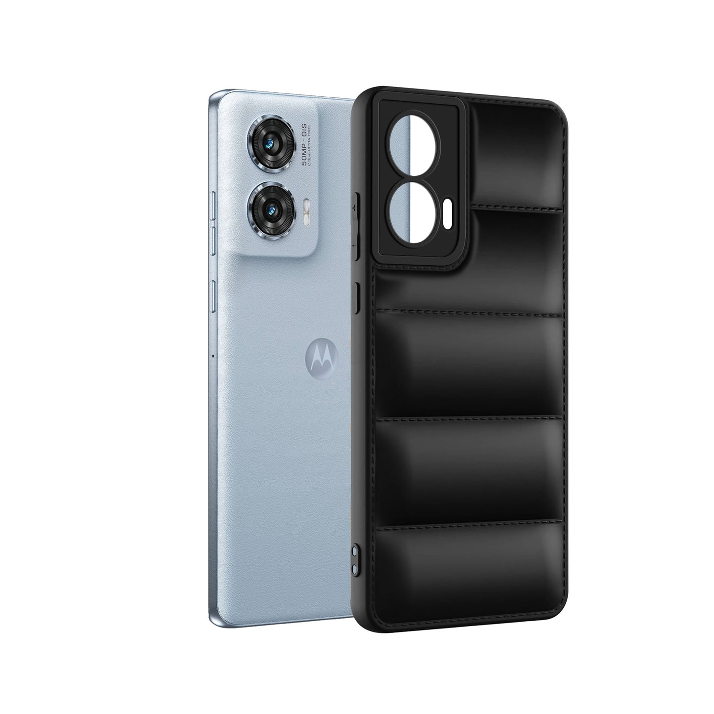 Puffer Back Cover for Motorola Moto Edge 50 Fusion