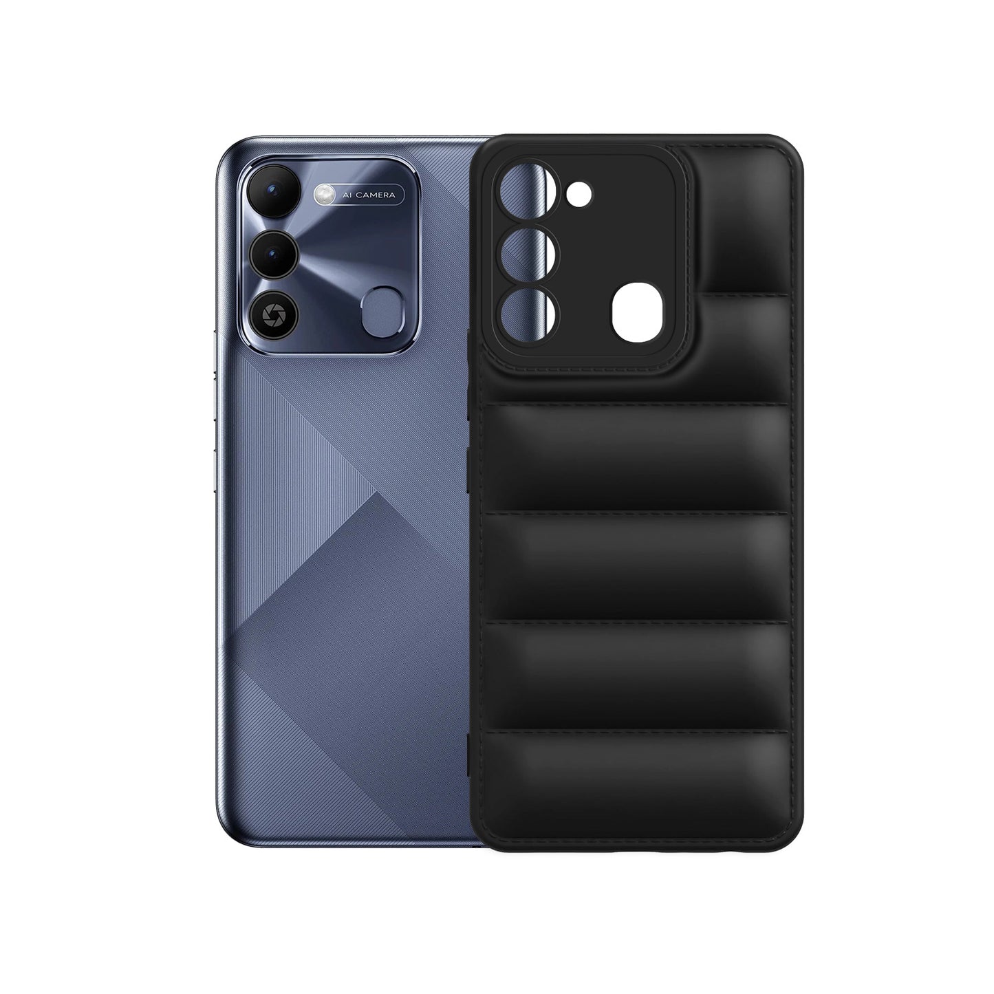 Puffer Back Cover for Tecno Spark 9