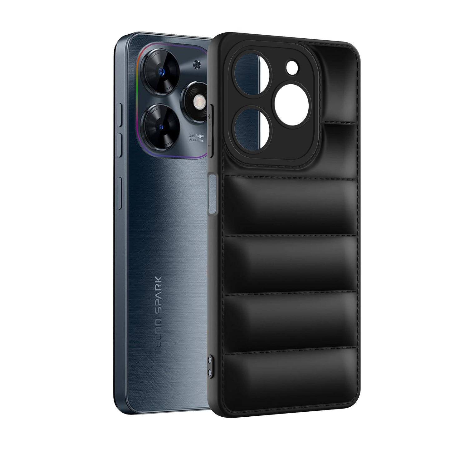 Puffer Back Cover for Tecno Spark Go 2024