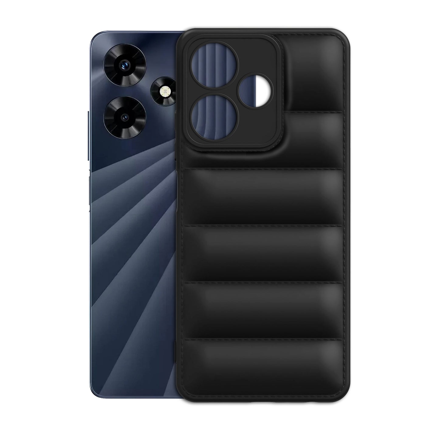 Puffer Back Cover for Infinix Hot 30