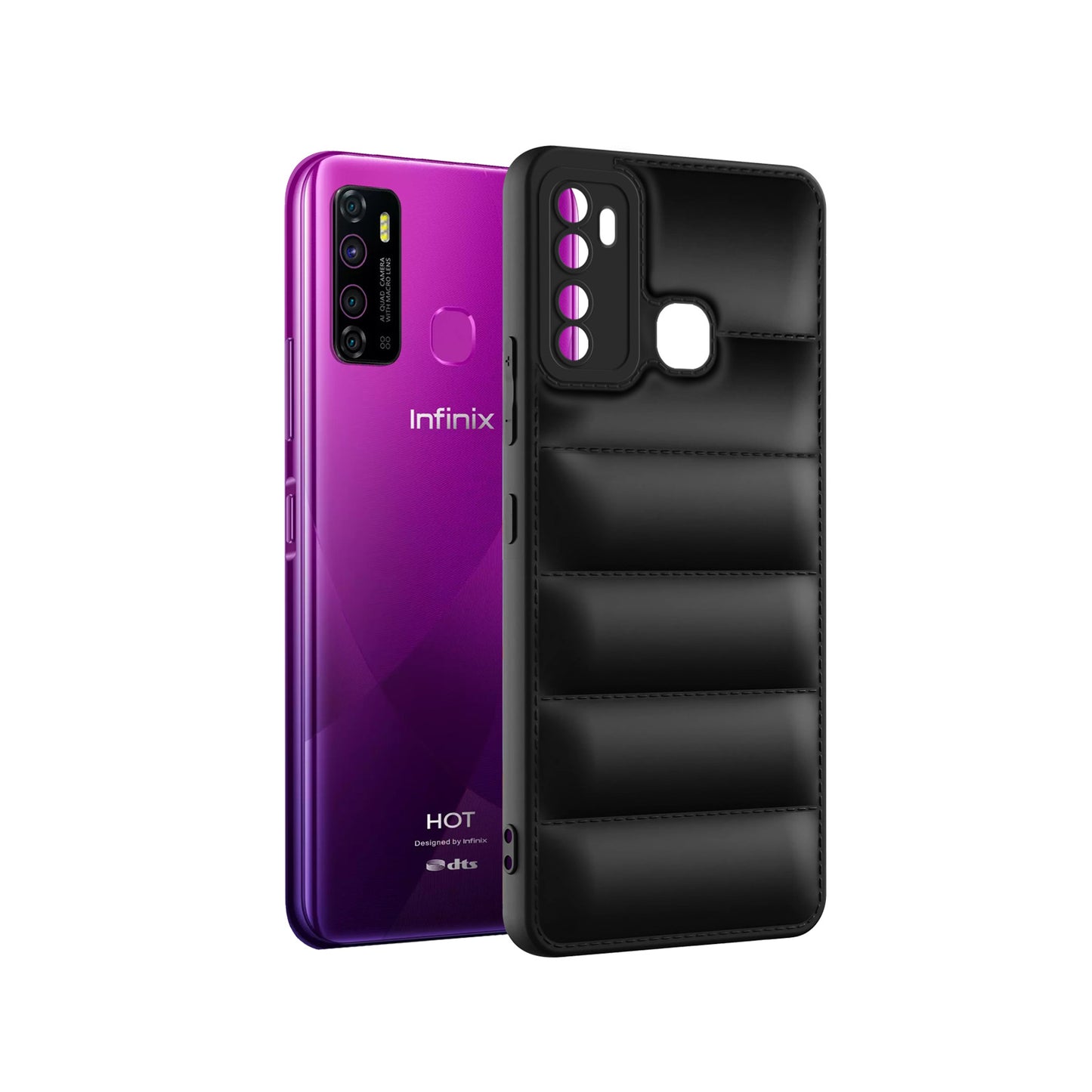 Puffer Back Cover for Infinix Hot 9