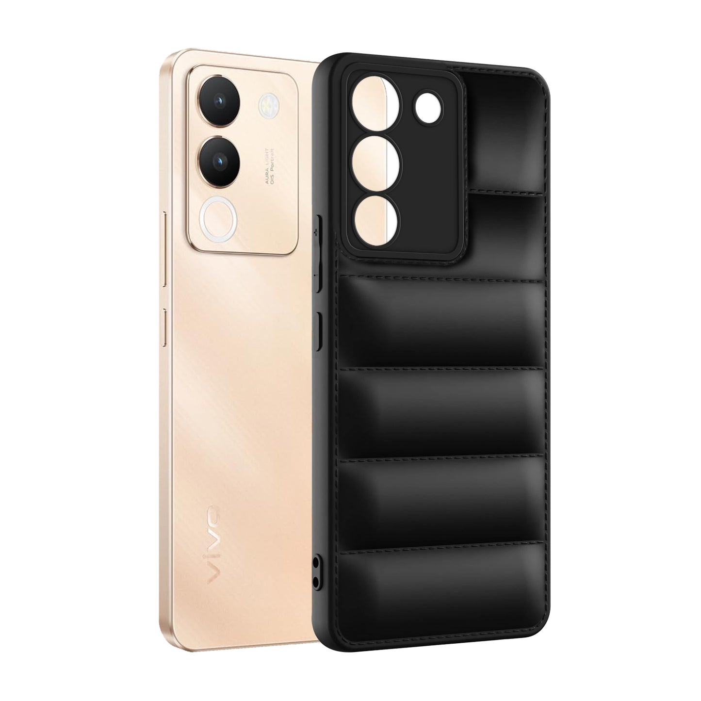 Puffer Back Cover for Vivo Y200